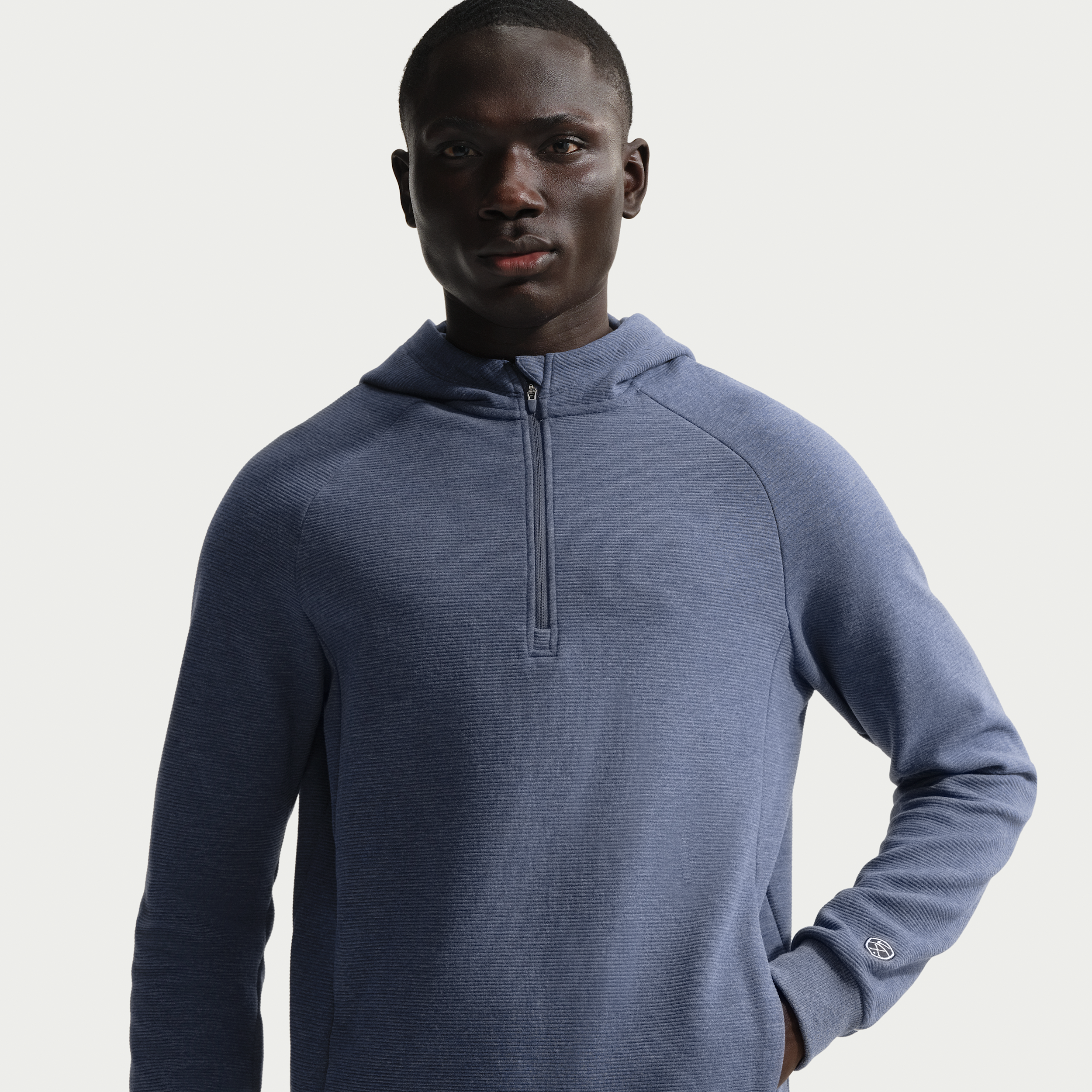 Nike Men's Par Therma-FIT Golf Hoodie in Blue | IB0294-419