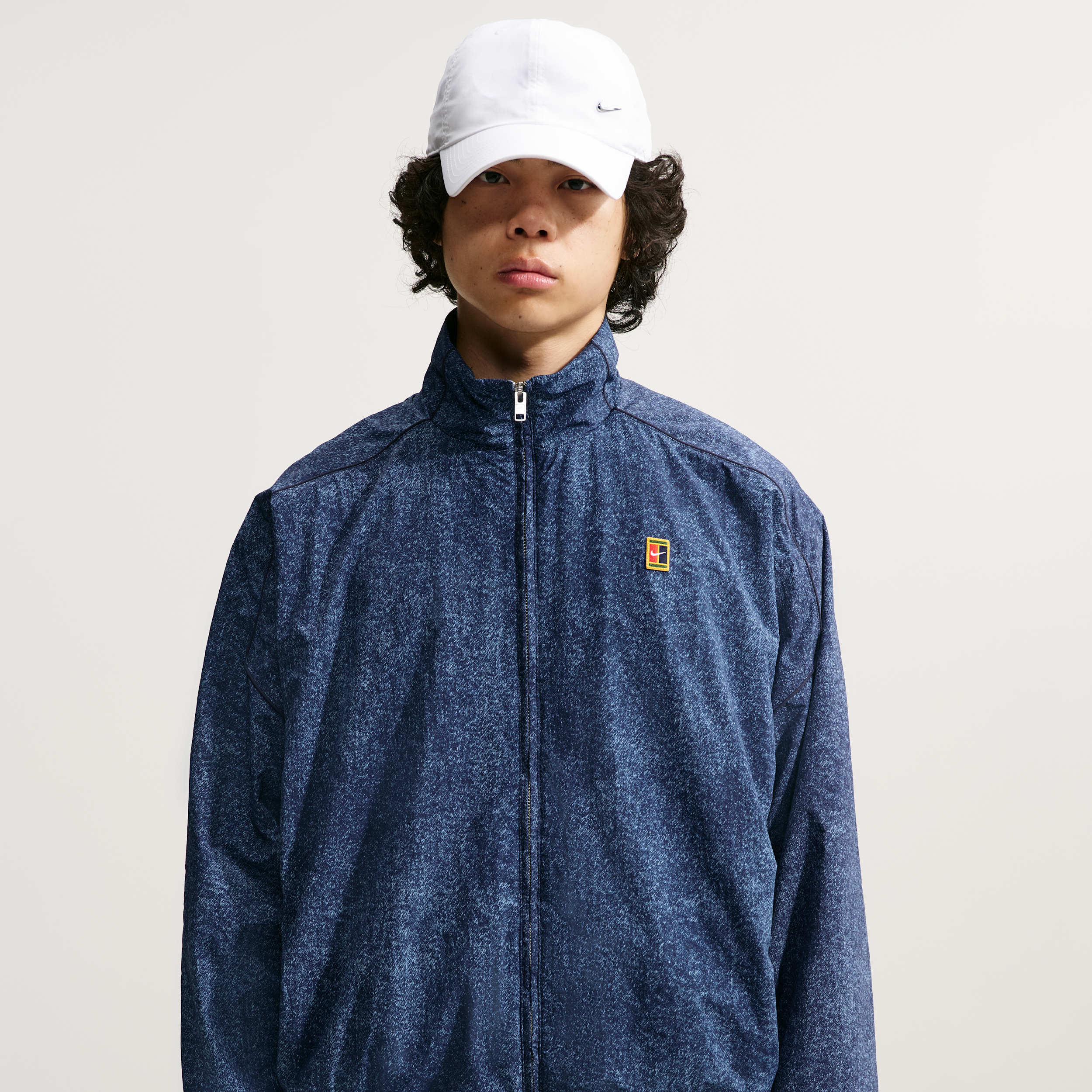 Nike Men's Club Rules Oversized Full-Zip Jacket in Blue | IQ8424-486