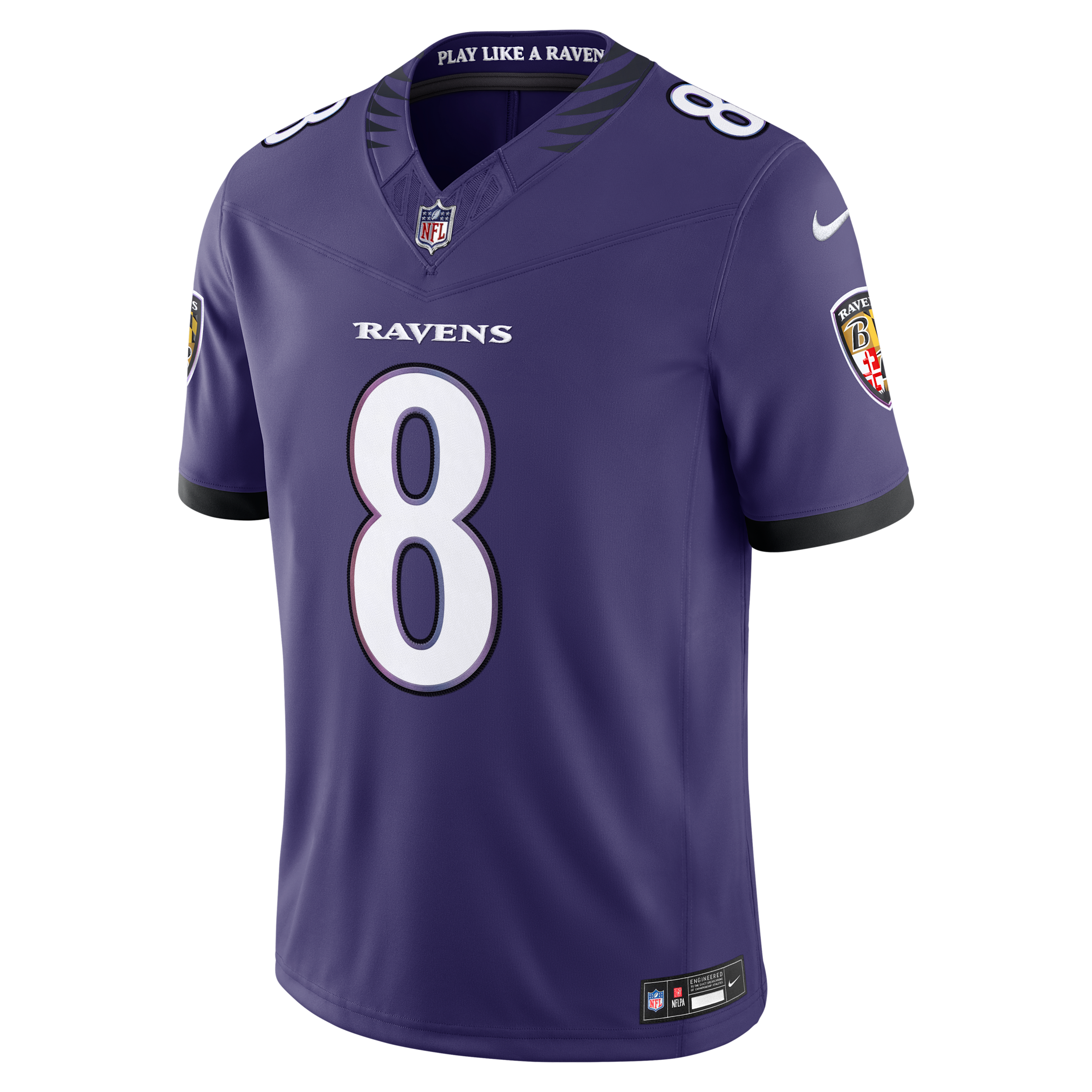 Lamar Jackson Baltimore Ravens Nike Men's Dri-FIT NFL Stitched Limited Jersey in Purple | 37NM0FDL8GF-G6W