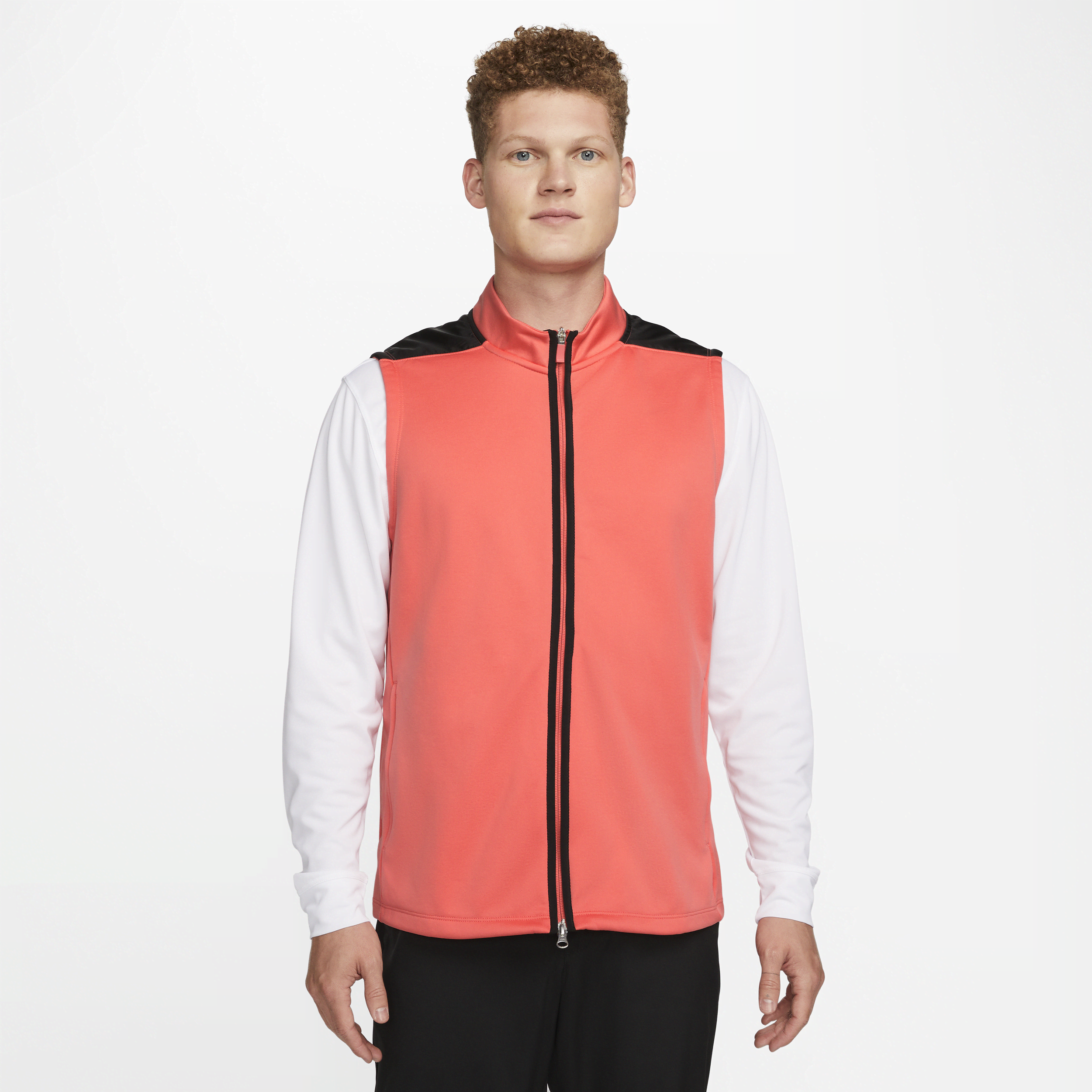 Nike Men's Therma-fit Victory Golf Vest In Orange