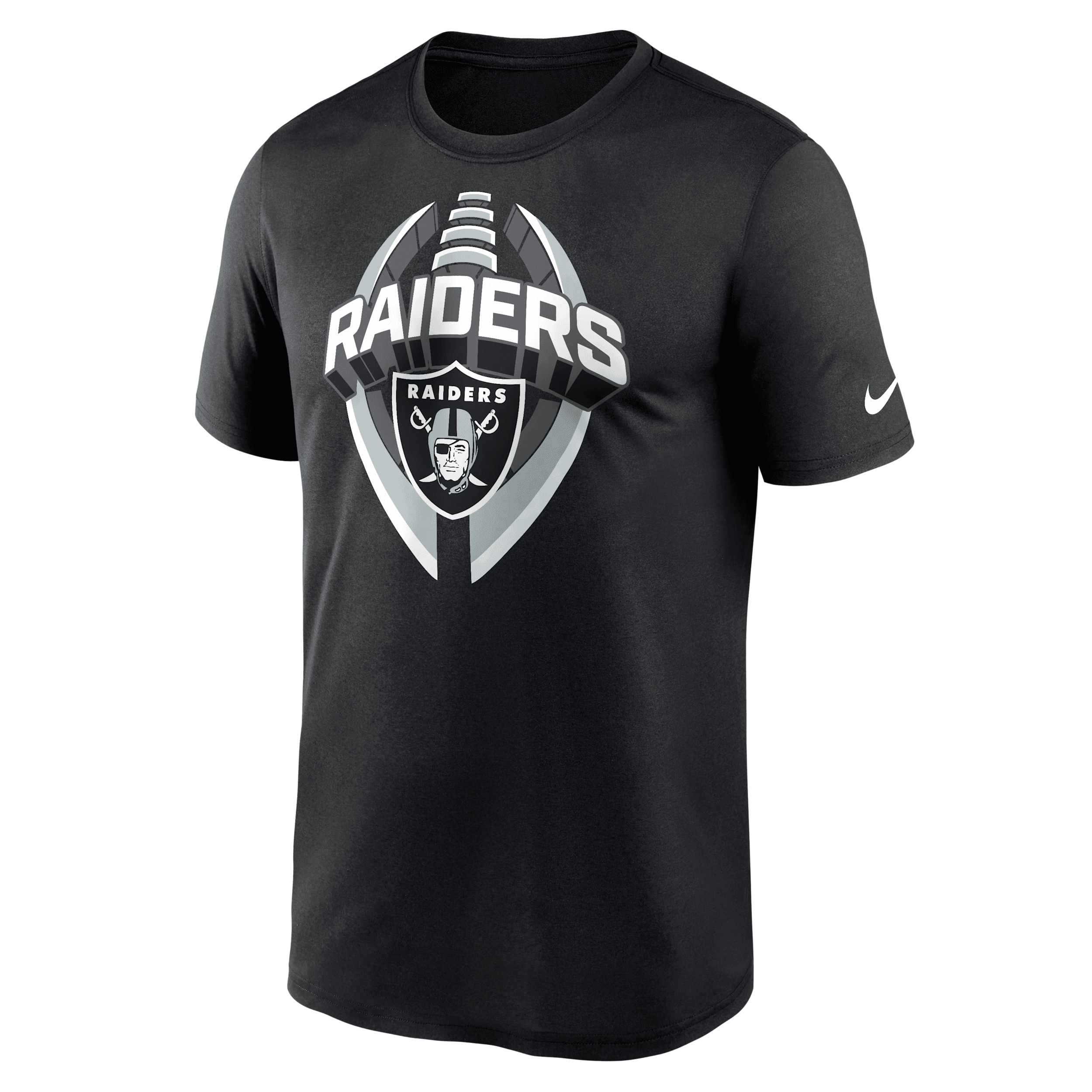 Nike Black Las Vegas Raiders Legend Icon Performance T-shirt In Black