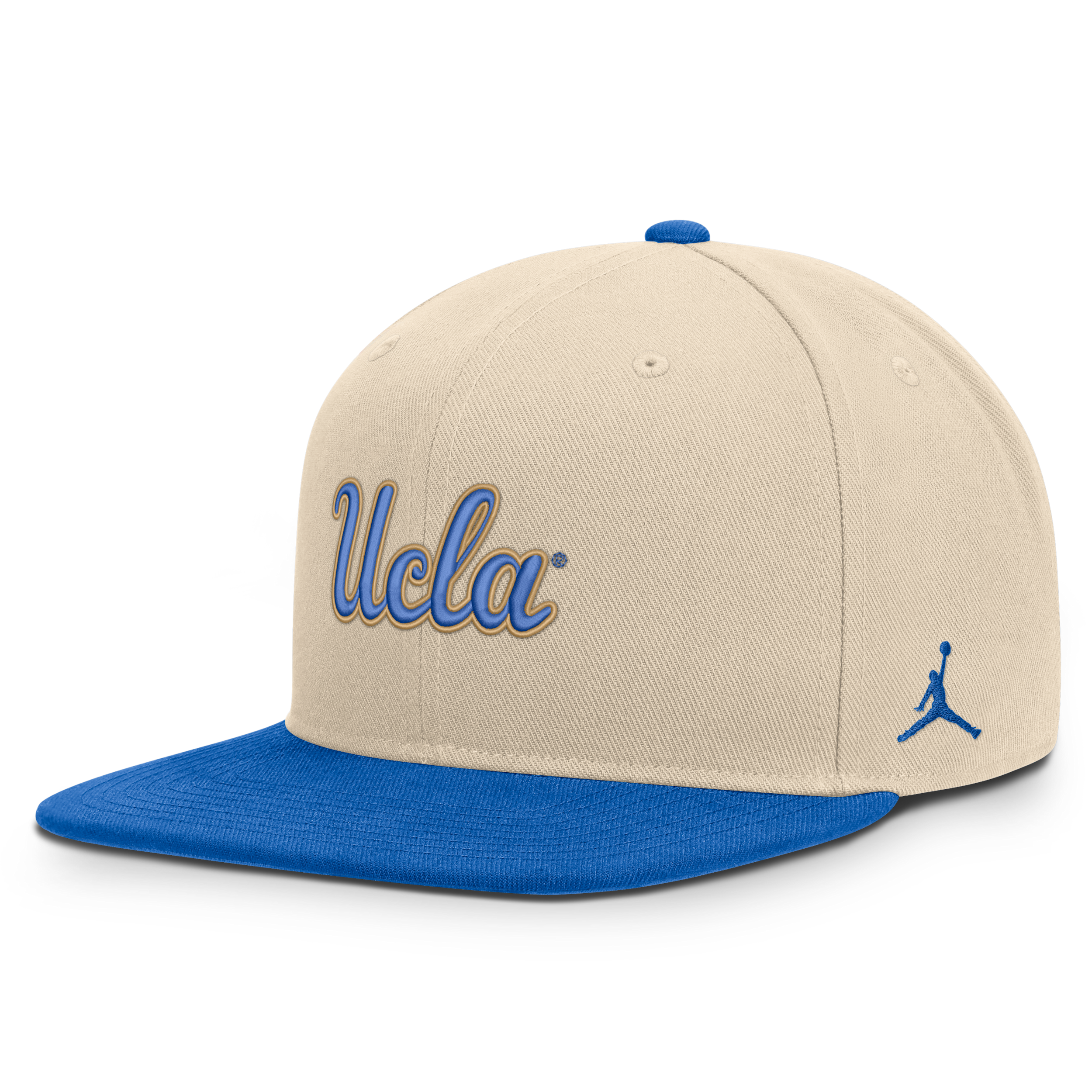 Men's UCLA Campus Prep Jordan Brand Dri-FIT College Adjustable Hat in Brown | JC120C3HUCL-TRY