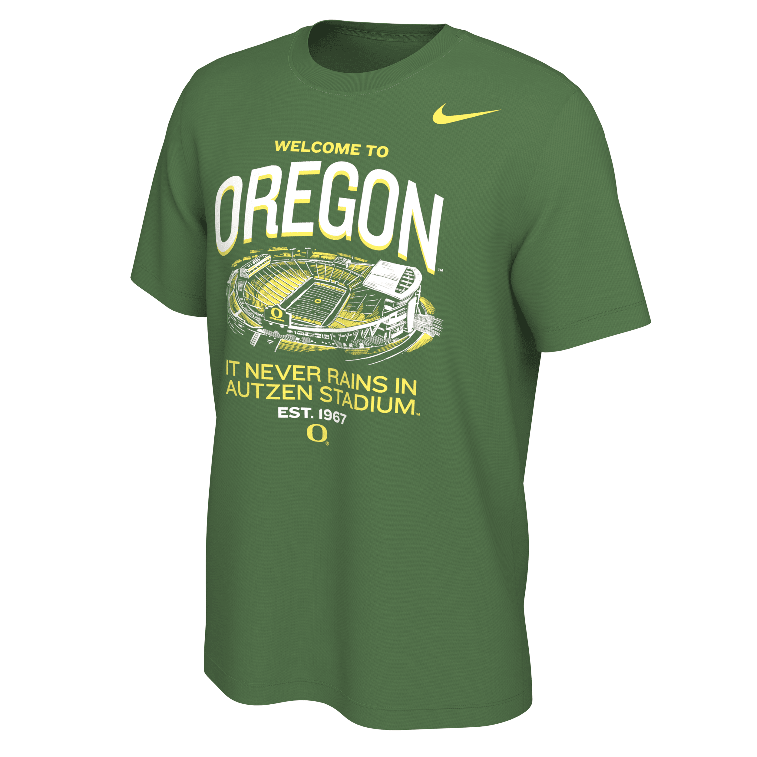 Nike Oregon  Men's College T-shirt In Green