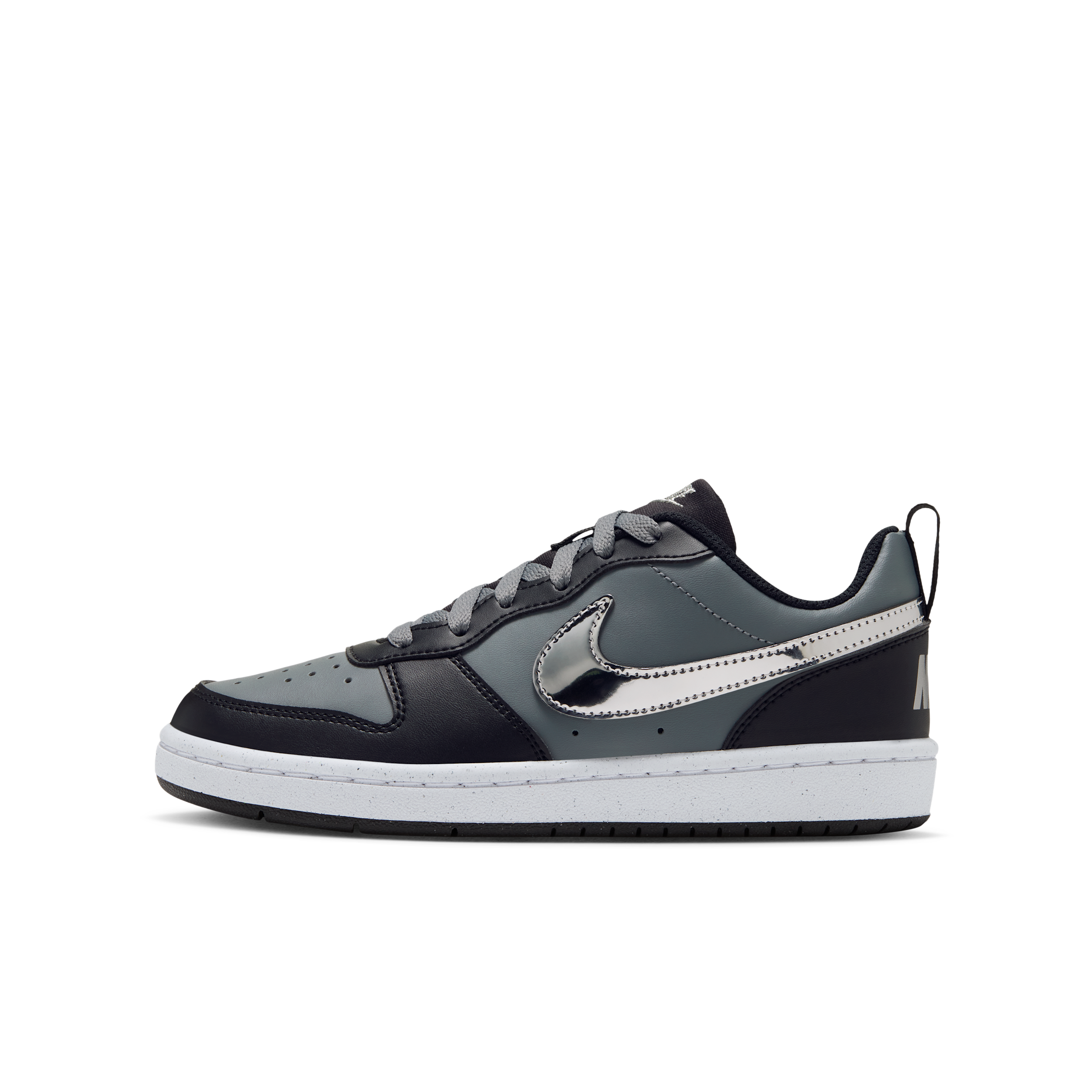 Nike Court Borough Low Big Kids' Shoes in Black | IV0506-035