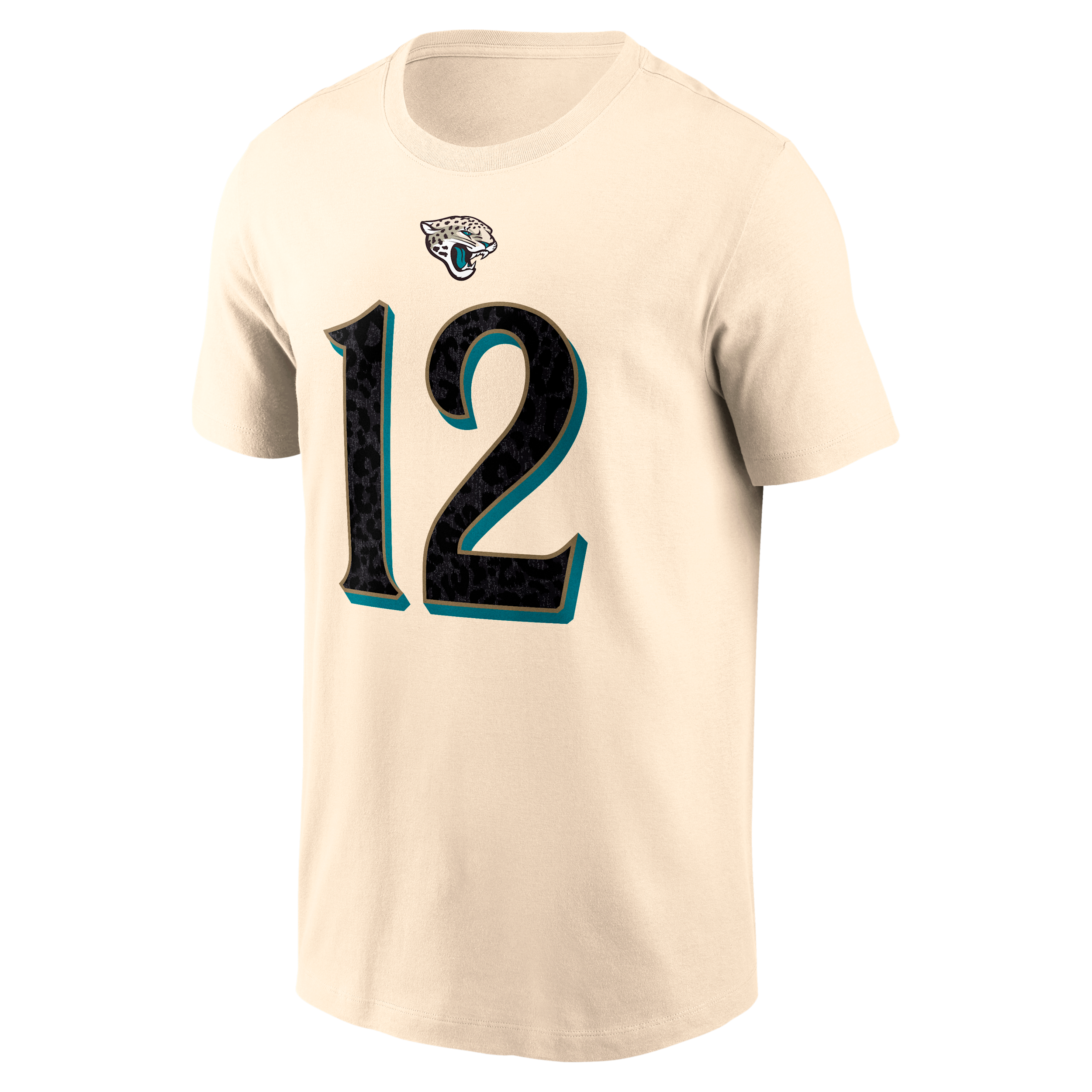 Men's Nike Travis Hunter Natural Jacksonville Jaguars 2026 Rivalries Collection Player Name & Number T-Shirt