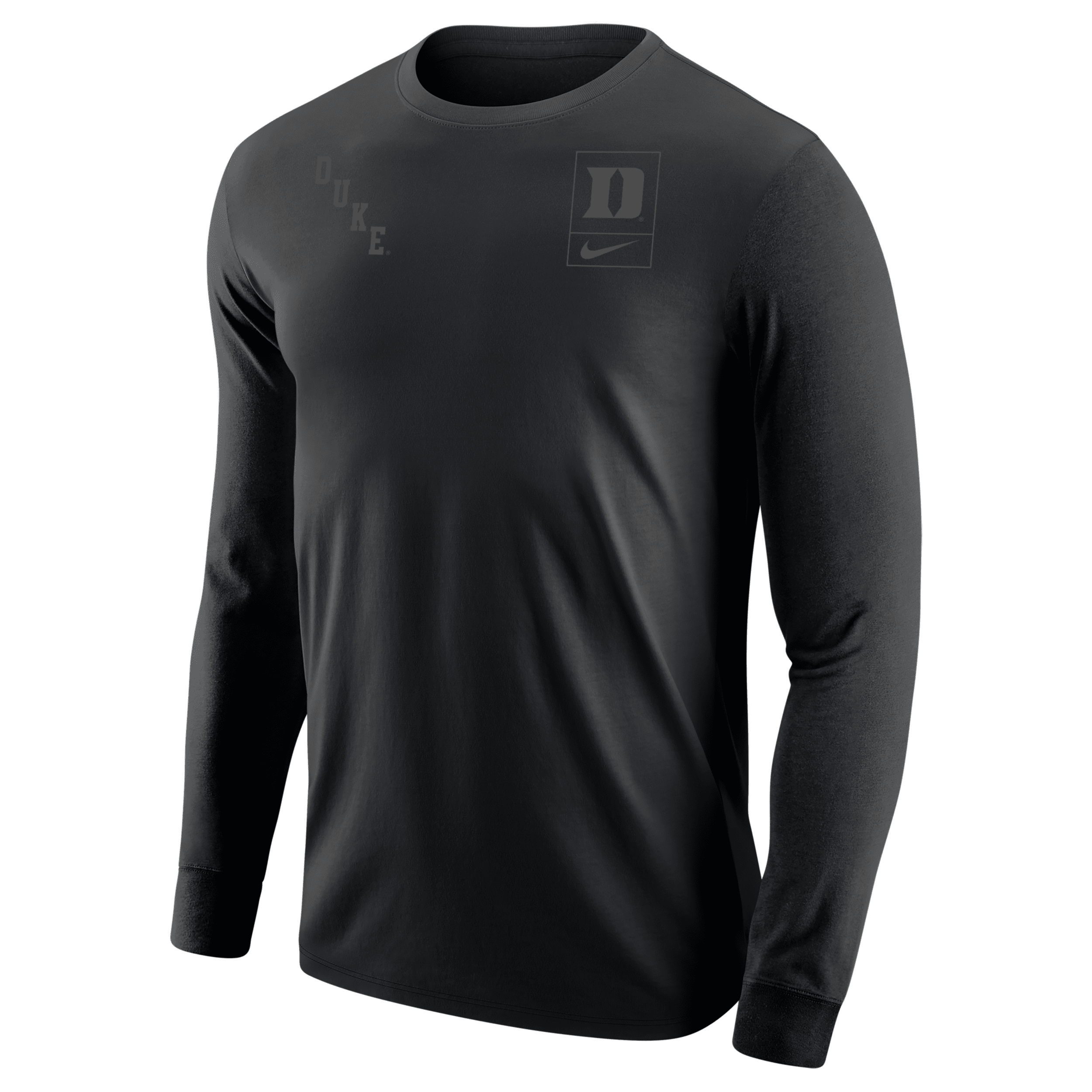 Nike Duke Olive Pack  Men's College Long-sleeve T-shirt In Black