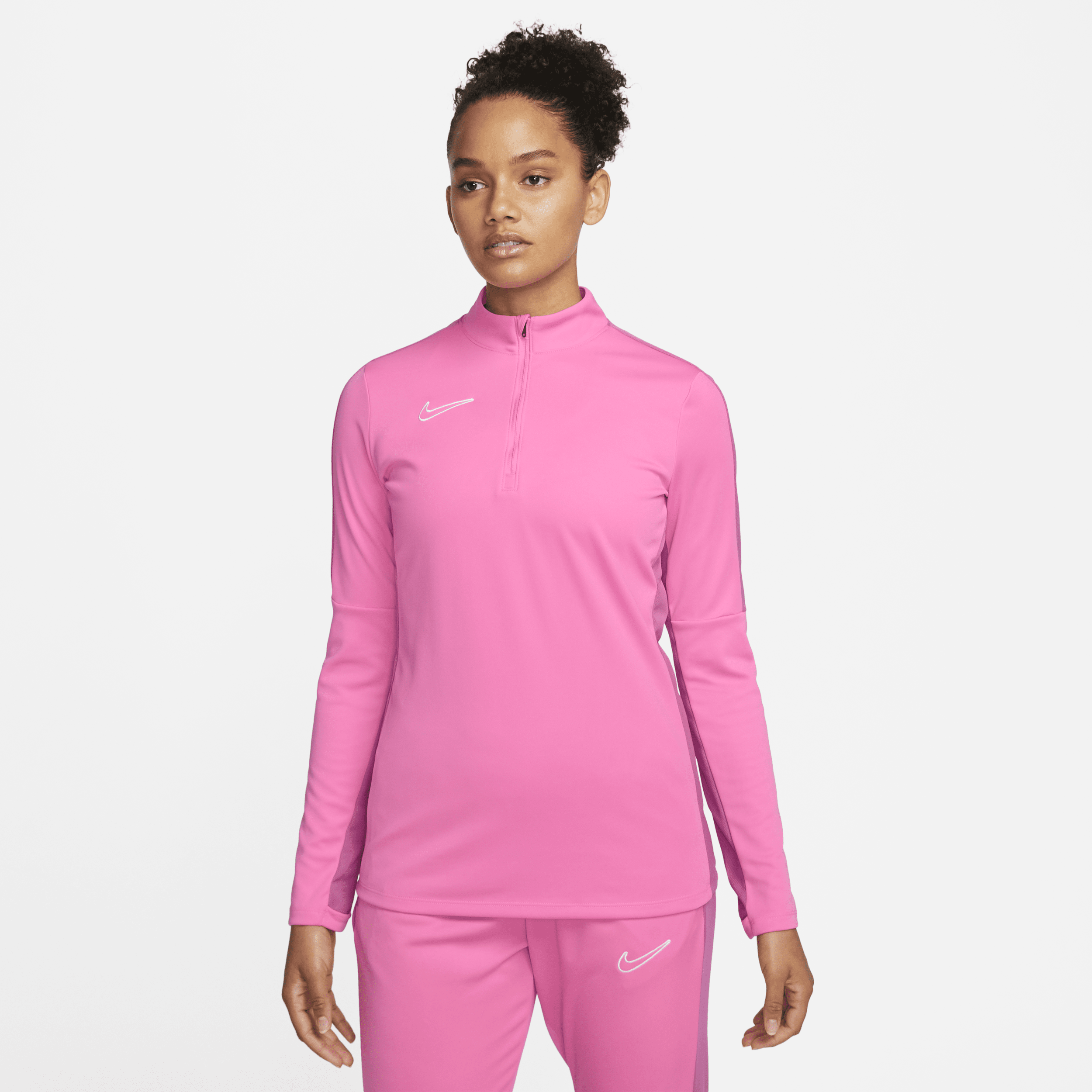 Nike Women's Dri-fit Academy Soccer Drill Top In Pink