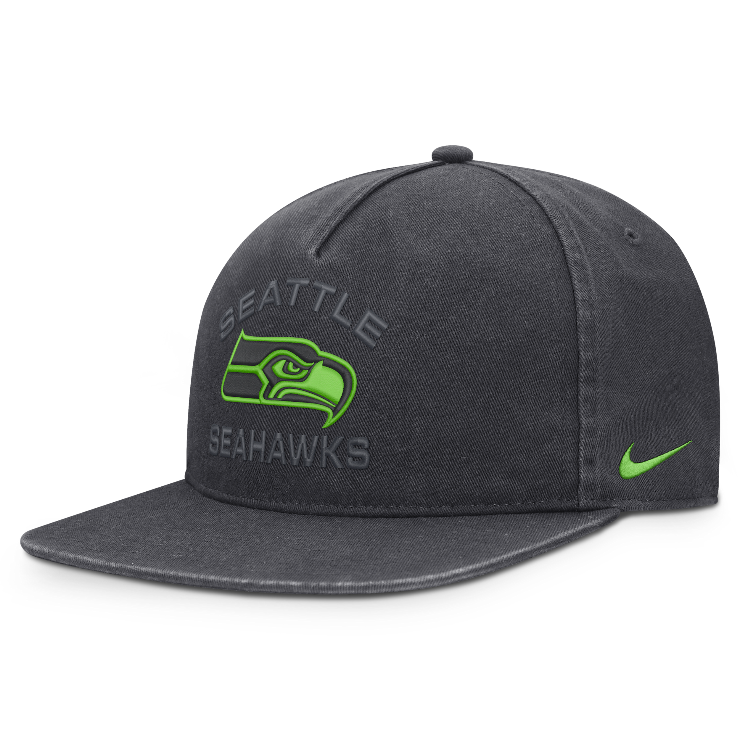 Seattle Seahawks Primetime Pro Nike Men's NFL Adjustable Hat in Grey | NF5706F78-6CZ