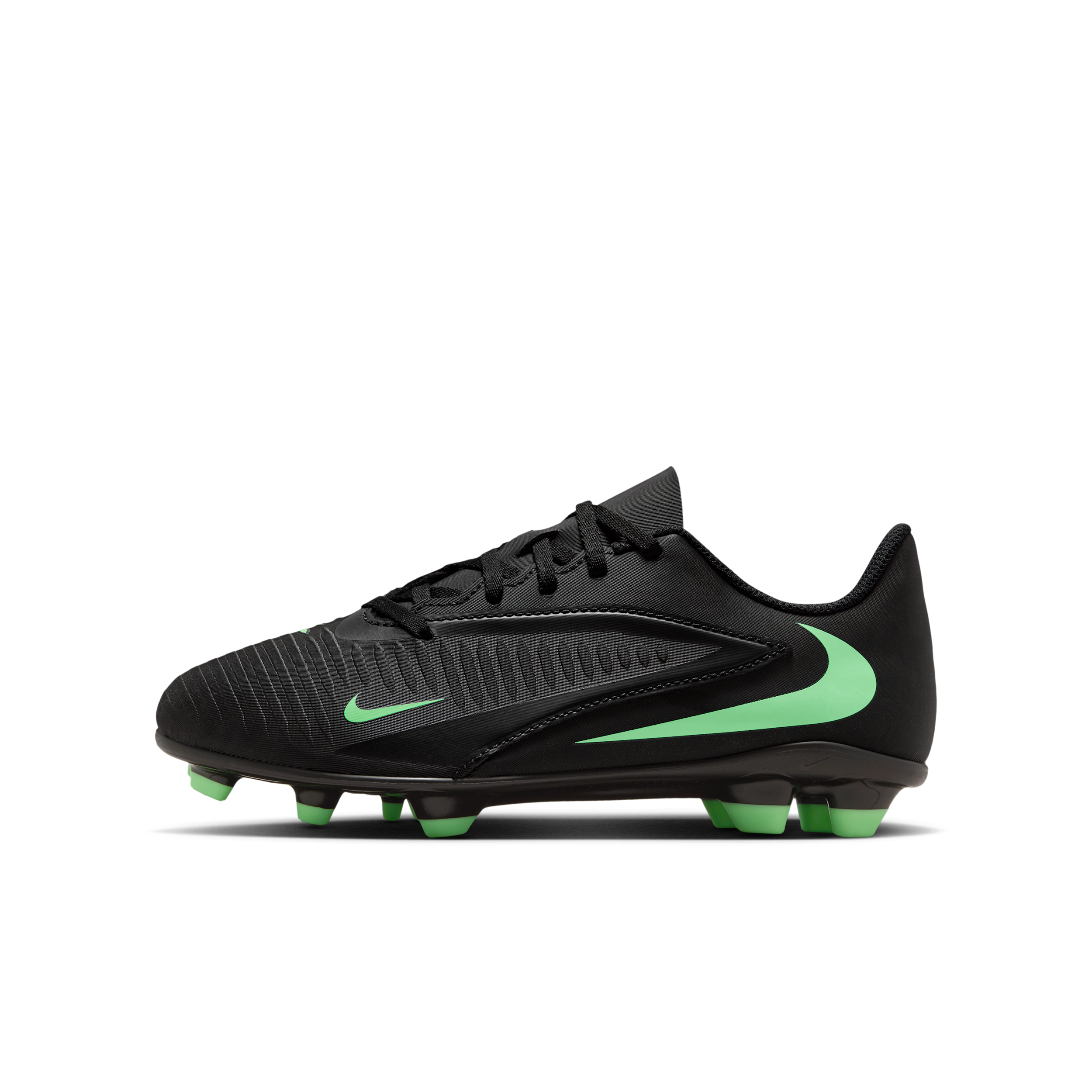 Nike Jr. Phantom 6 Low Club Big Kids' Multi-Ground Soccer Cleats in Black | HM9202-001