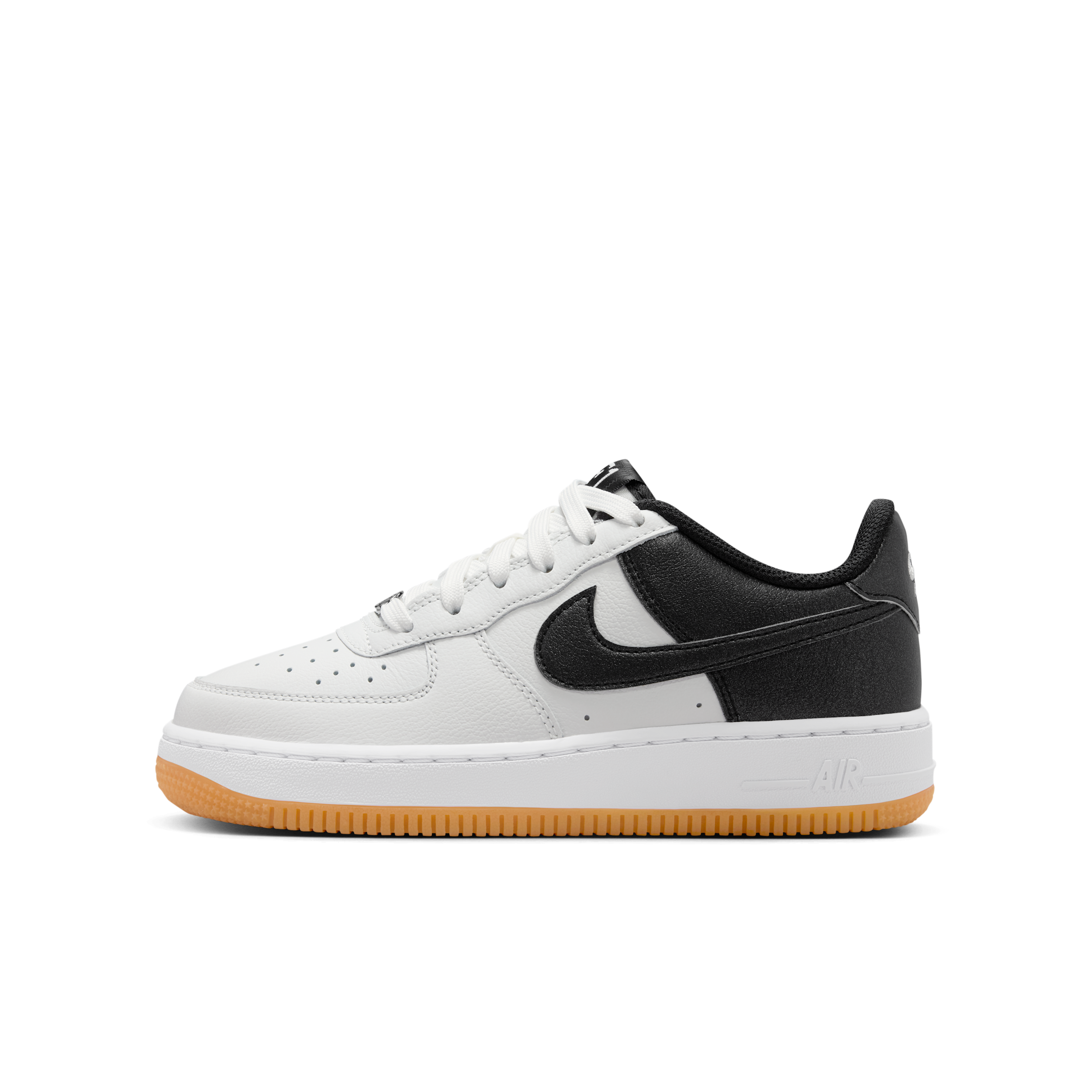 Boys Nike Air Force 1 LV8 5 - Boys' Grade School Shoes Summit White/Black/Grey Size 04.0