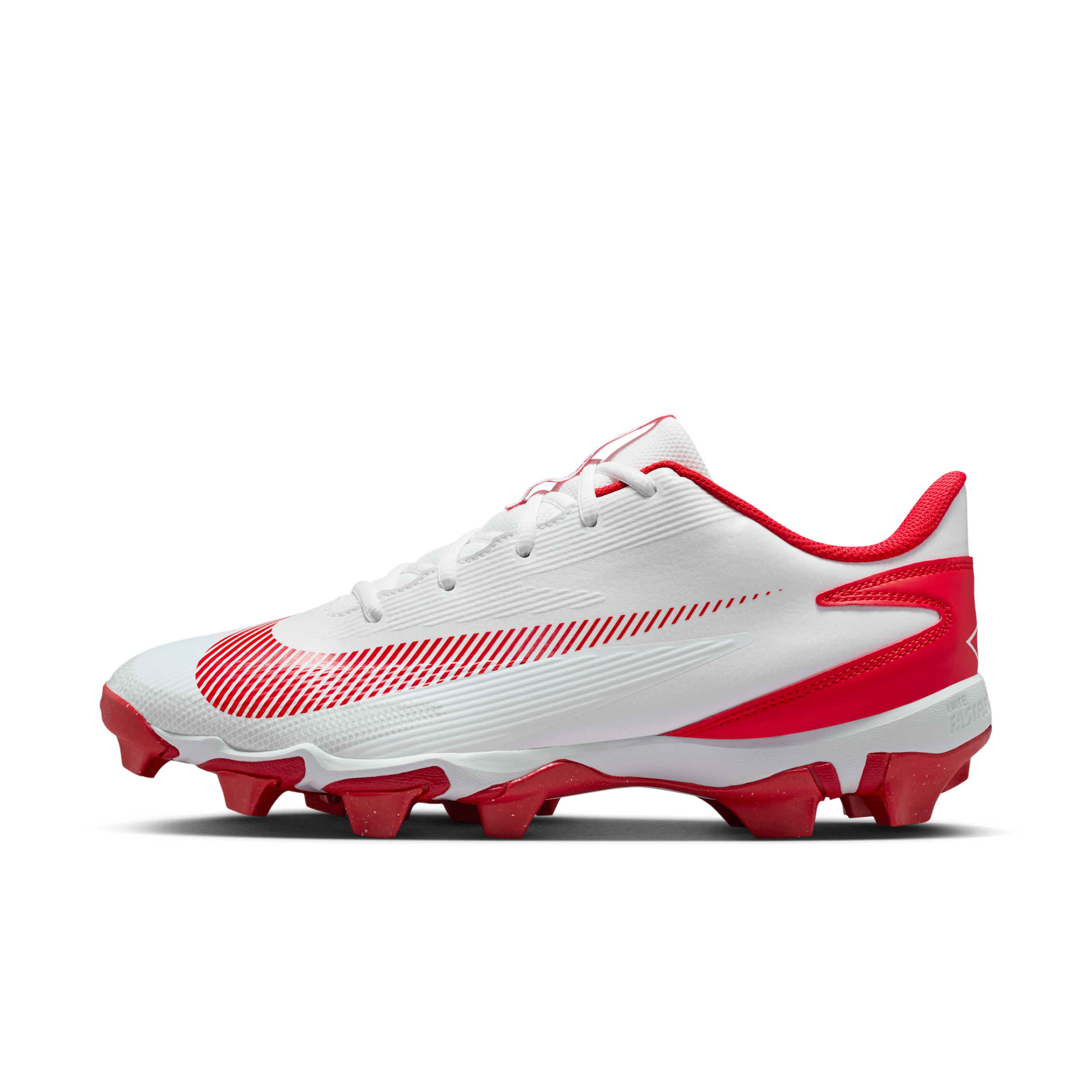 Nike Diamond Clutch Keystone Baseball Cleats, M14/W15.5, White/Red