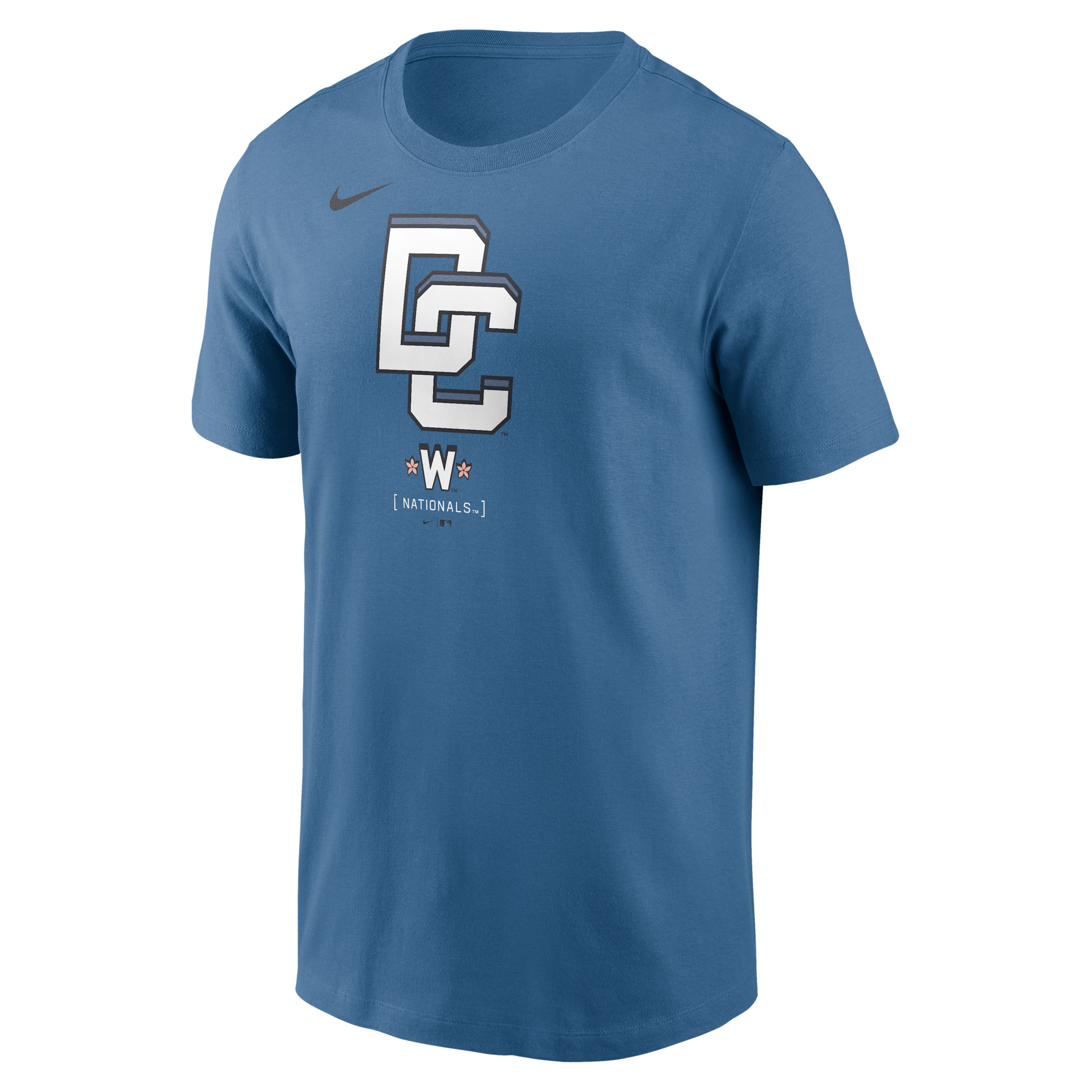 Washington Nationals City Connect Large Logo Nike Men's MLB T-Shirt in Blue | N19948SWTL-SCA