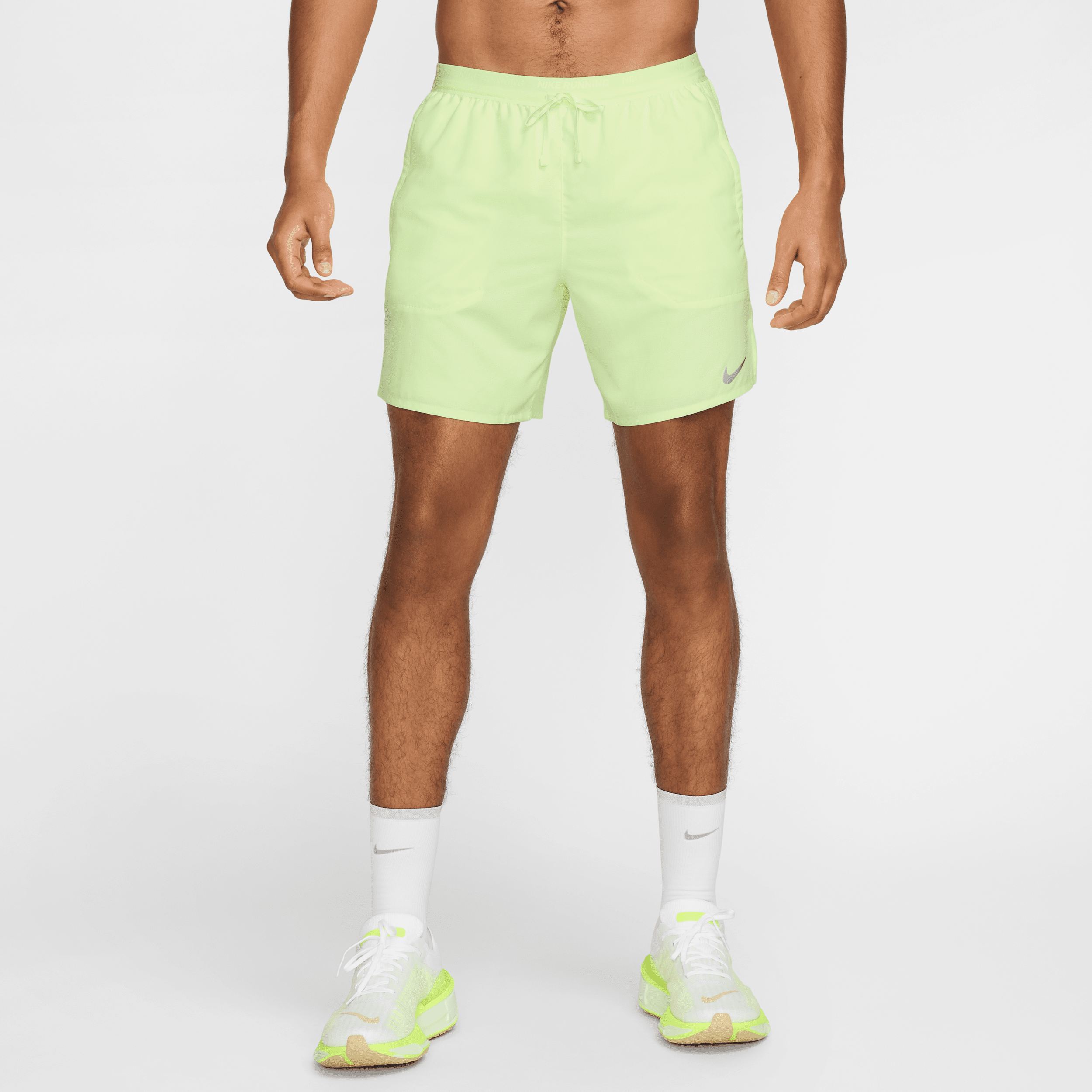 Nike Dri-fit Stride 2-in-1 Running Shorts In Green
