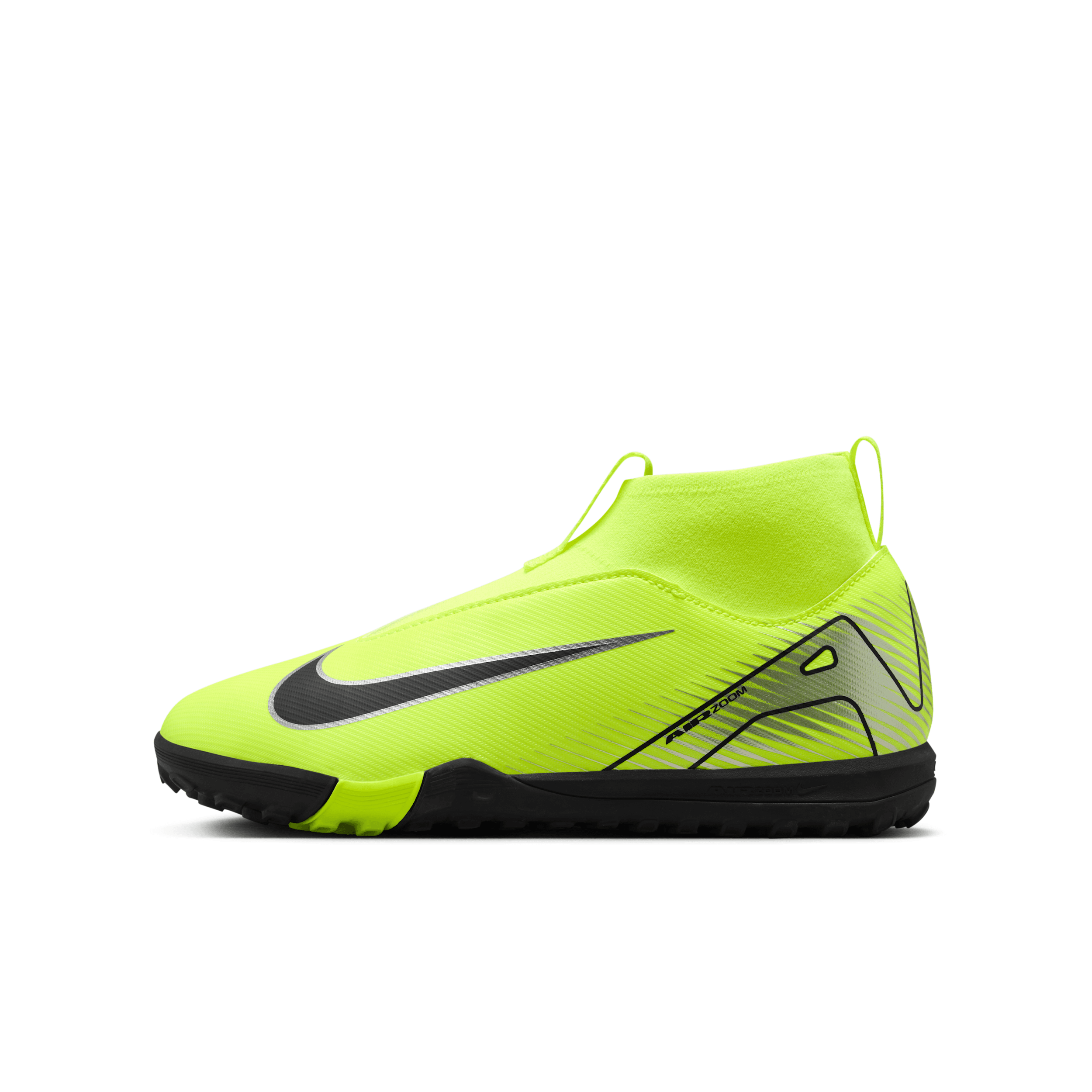 Nike Jr. Mercurial Superfly 10 Academy Little/big Kids' Tf High-top Soccer Shoes In Yellow