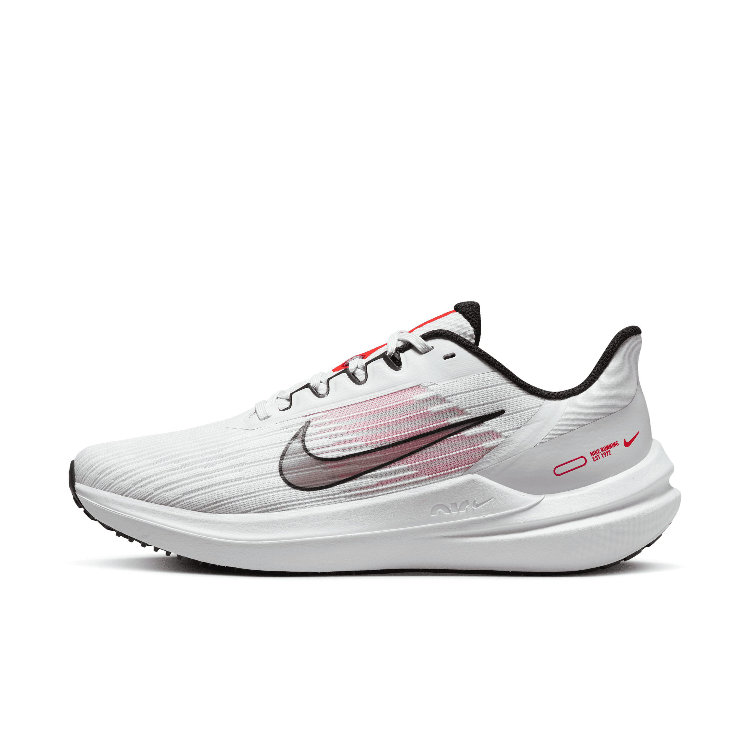 Nike Men's Winflo 9 Road Running Shoes In Grey