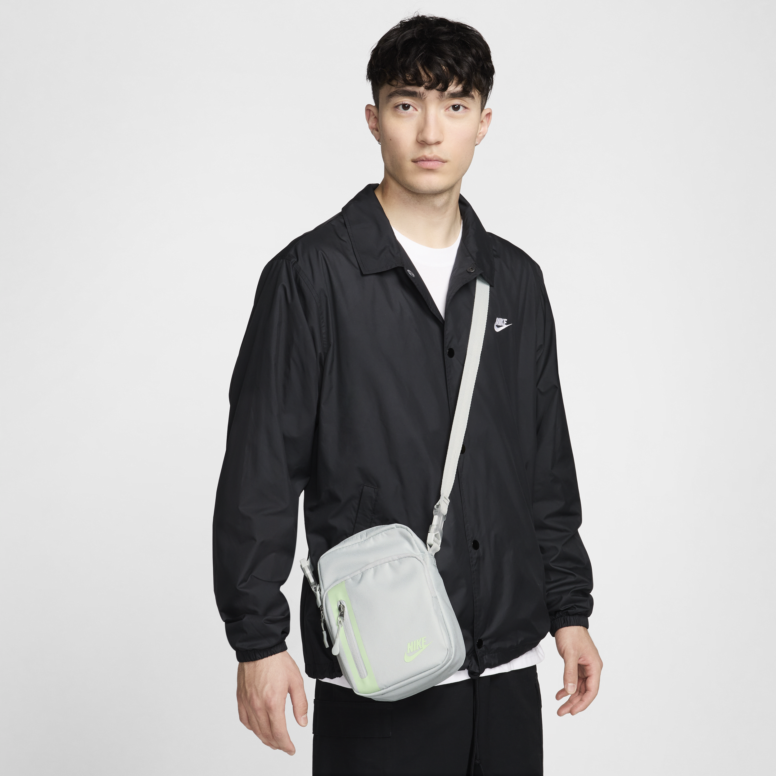 Shop Nike Unisex Elemental Premium Crossbody Bag (4l) In Grey