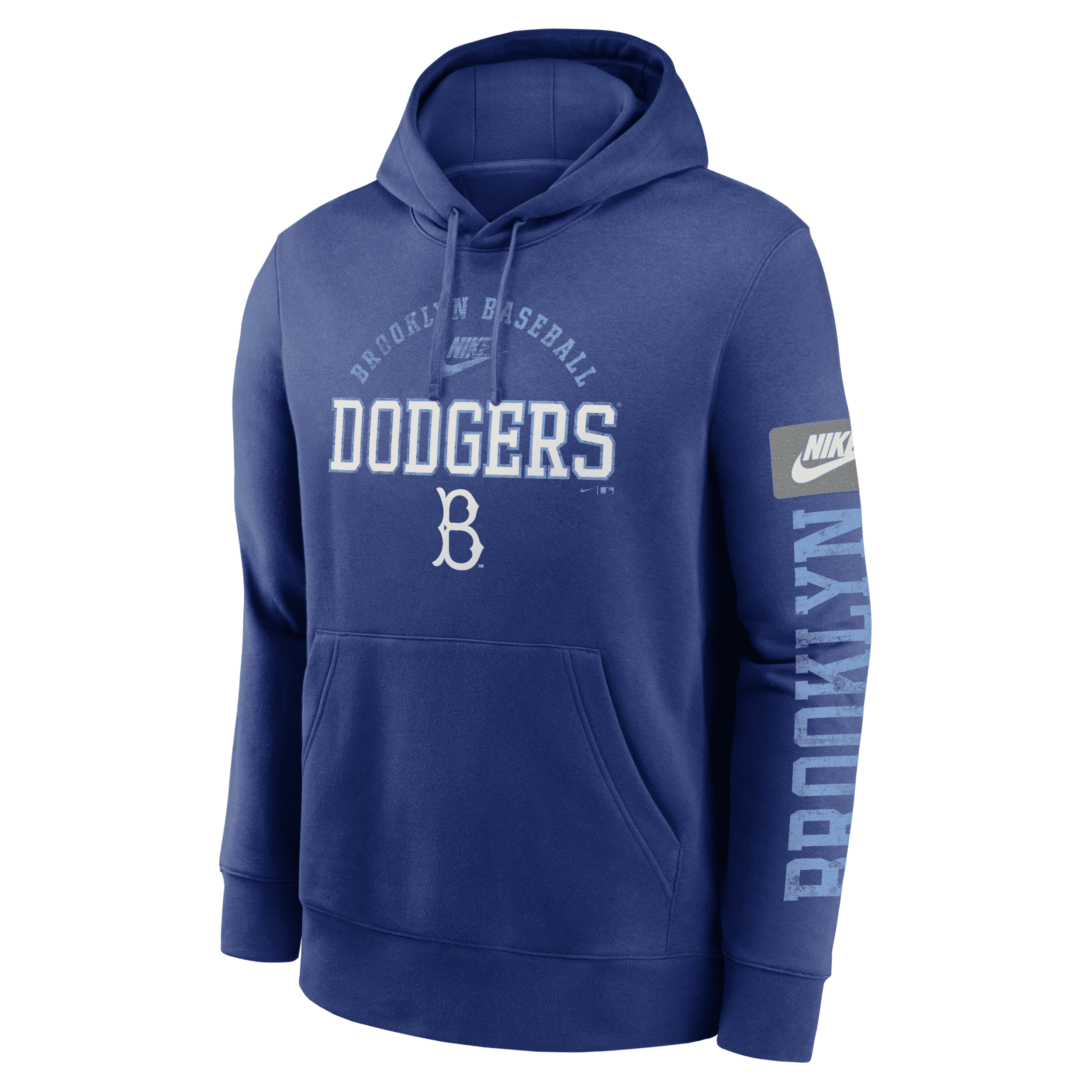 Shop Nike Brooklyn Dodgers Cooperstown Splitter Club Menâs  Men's Mlb Pullover Hoodie In Blue