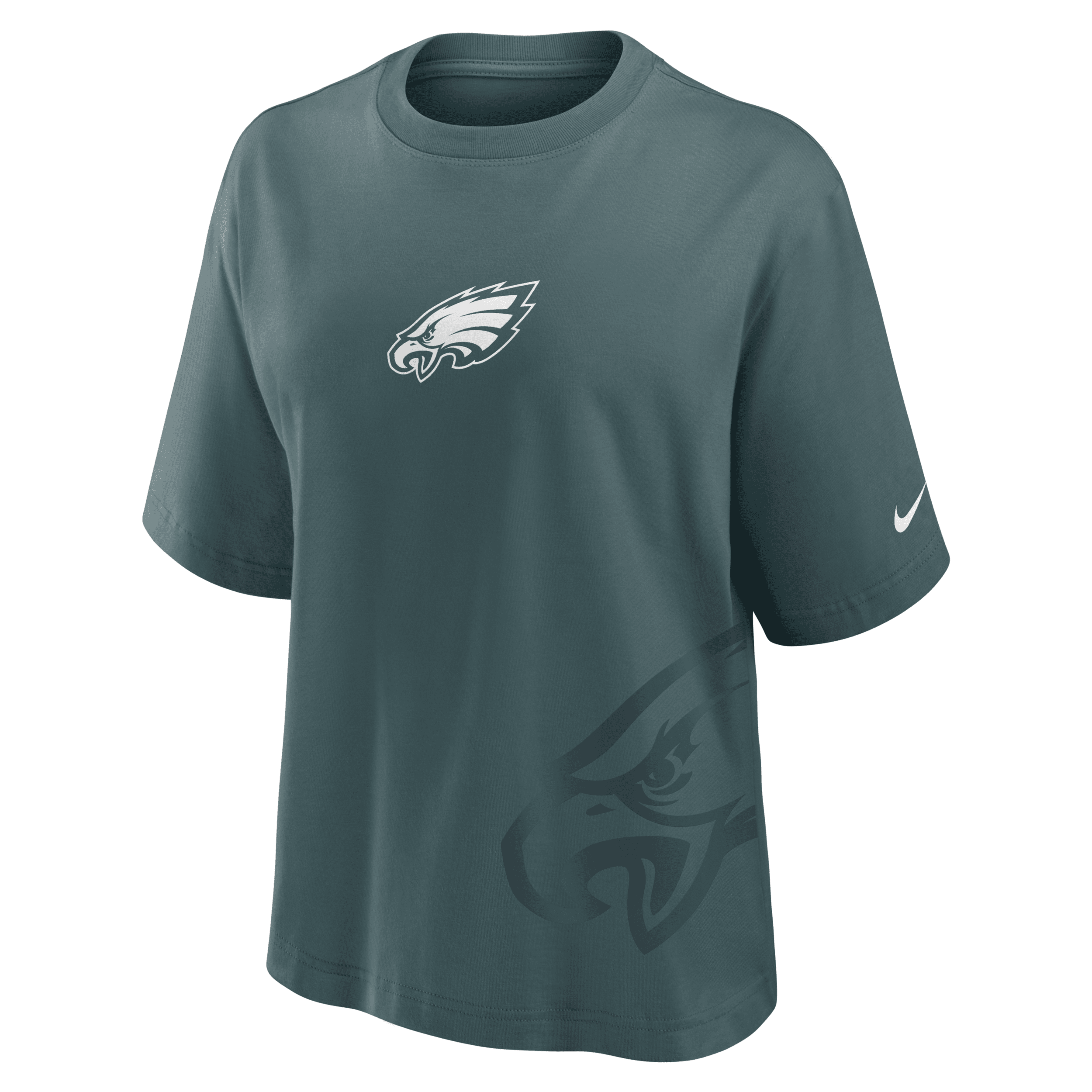 Nike Philadelphia Eagles Boxy  Women's Nfl T-shirt In Green