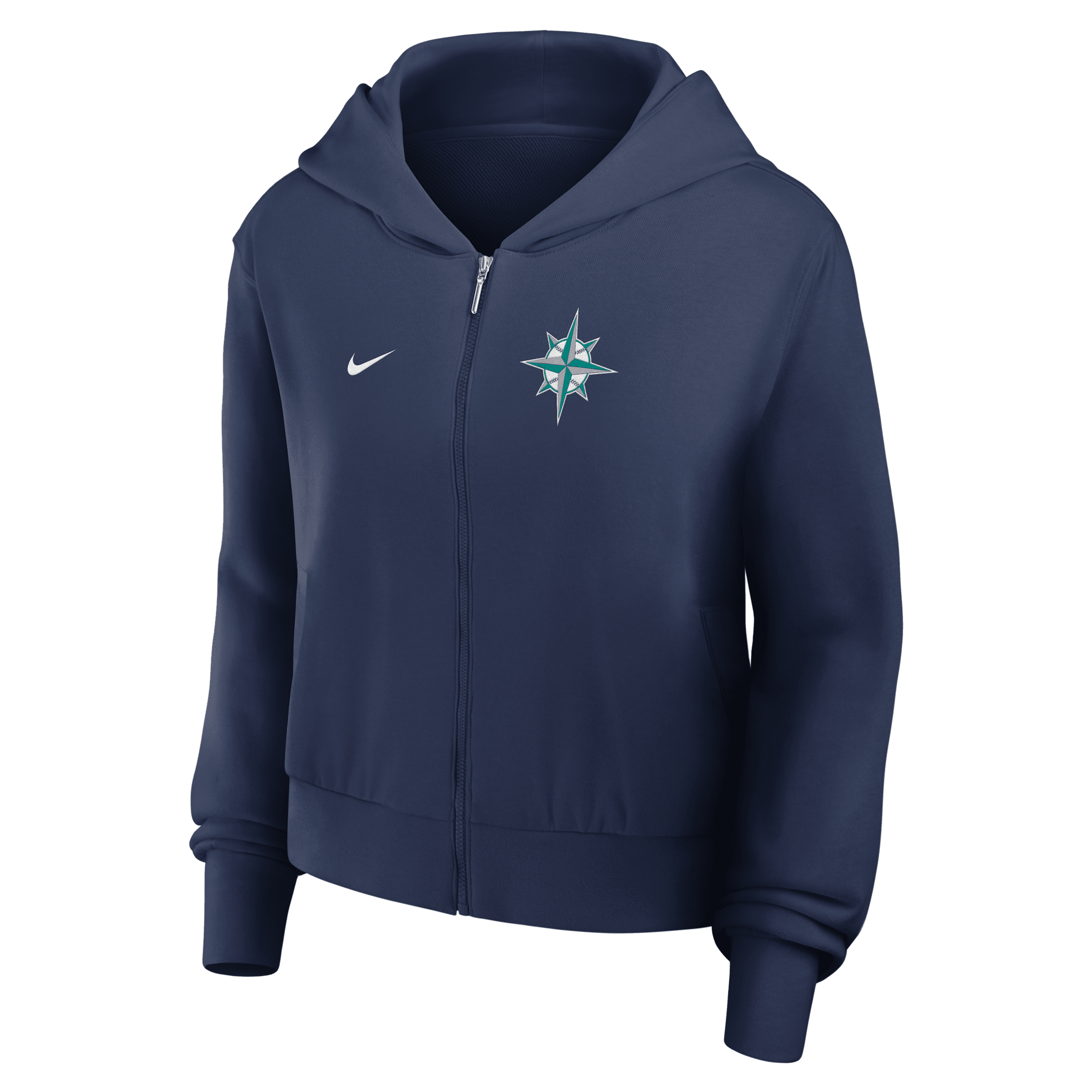 NIKE SEATTLE MARINERS WOMENÂS WOMEN'S MLB FULL-ZIP HOODIE 1015813729