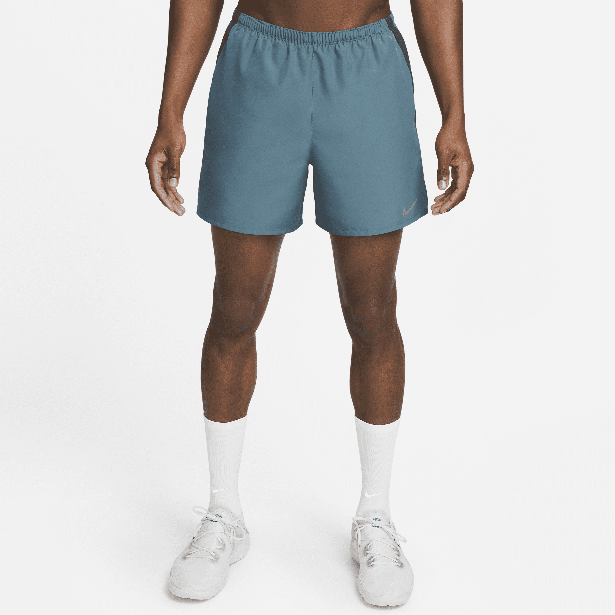 Nike Men's Challenger 5" Brief-lined Running Shorts In Blue