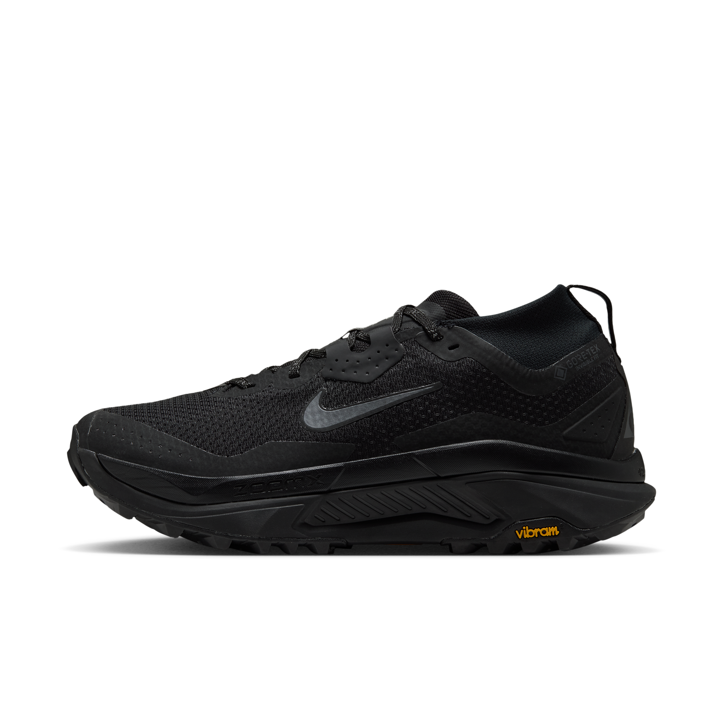 Men's Nike ACG Zegama Trail GORE-TEX Waterproof Trail Running Shoes in Black | IO7932-002