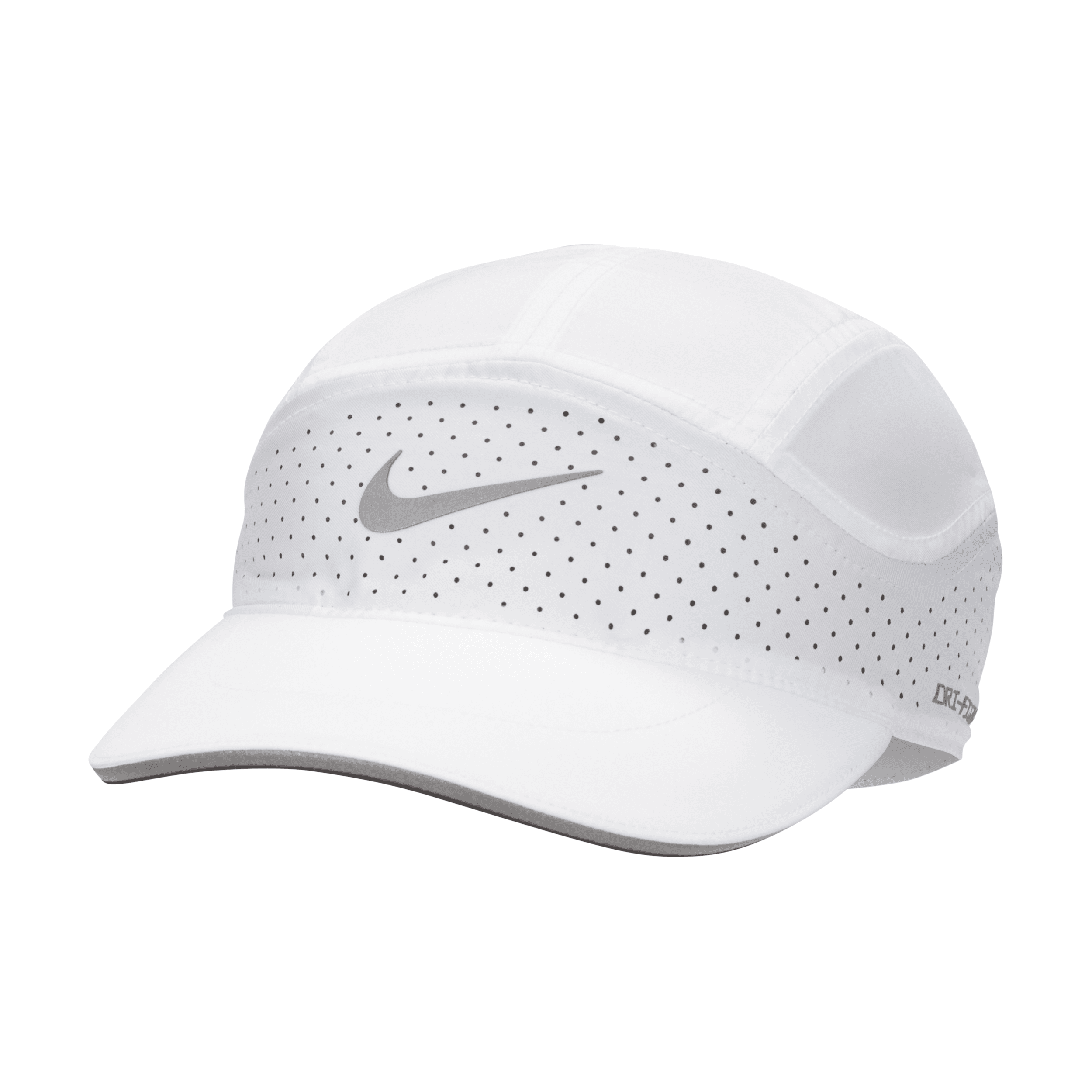 Nike Unisex Dri-FIT ADV Fly Unstructured Reflective Cap in White | FB5681-100