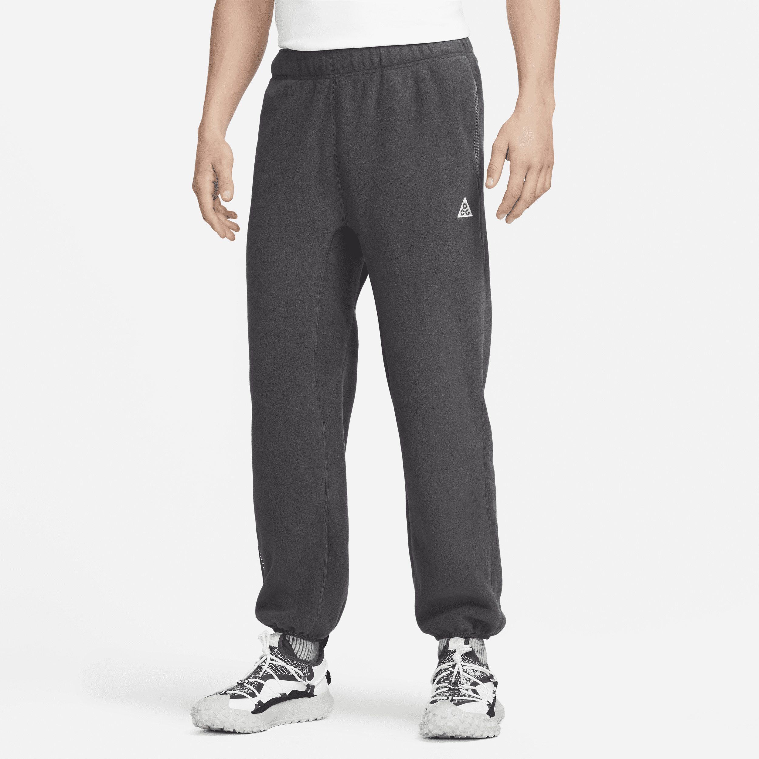 Shop Nike Men's  Acg Polartecâ® "wolf Tree" Pants In Grey