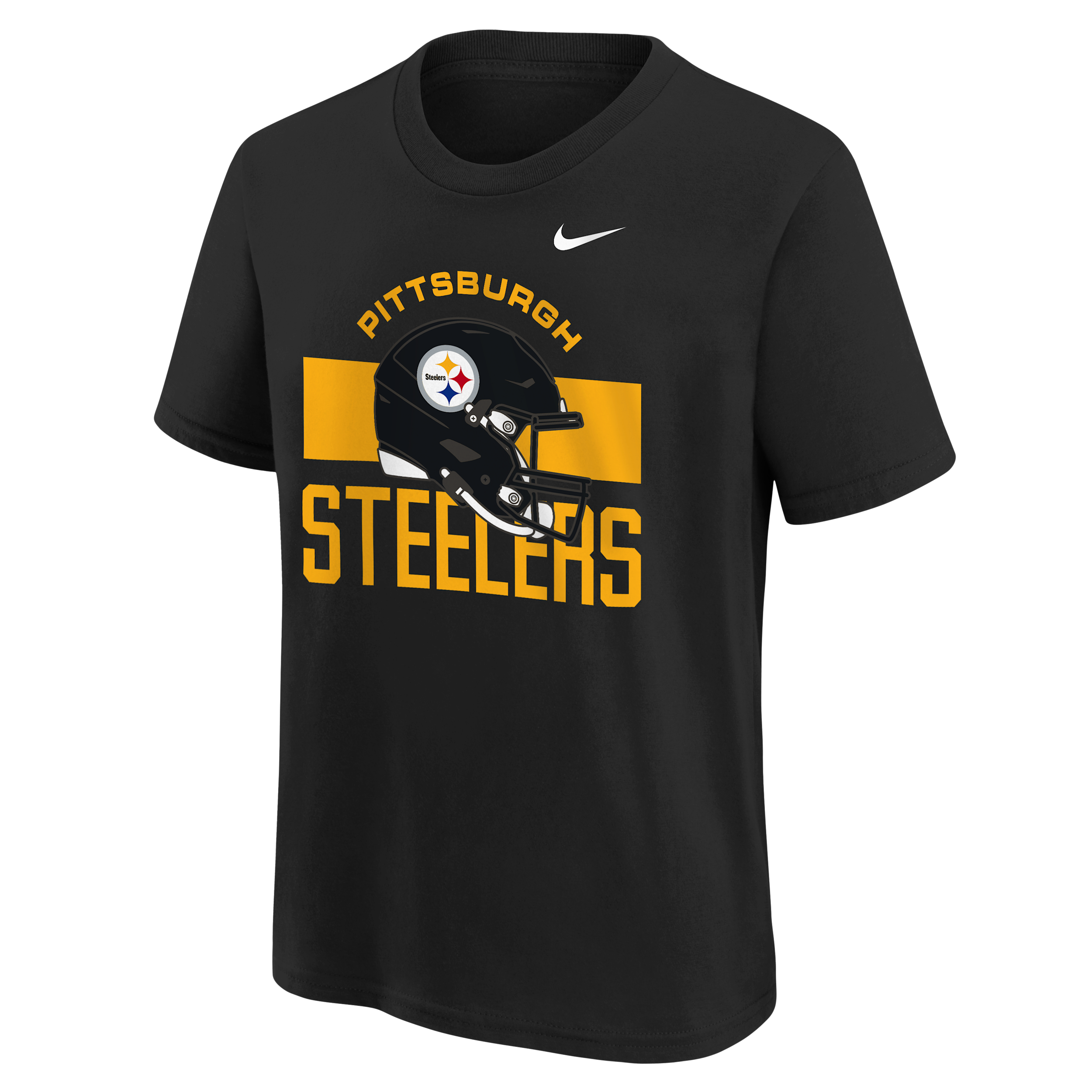 Pittsburgh Steelers Essential Nike Men's NFL T-Shirt in Black | Z1B7NFQKSTE-NAW