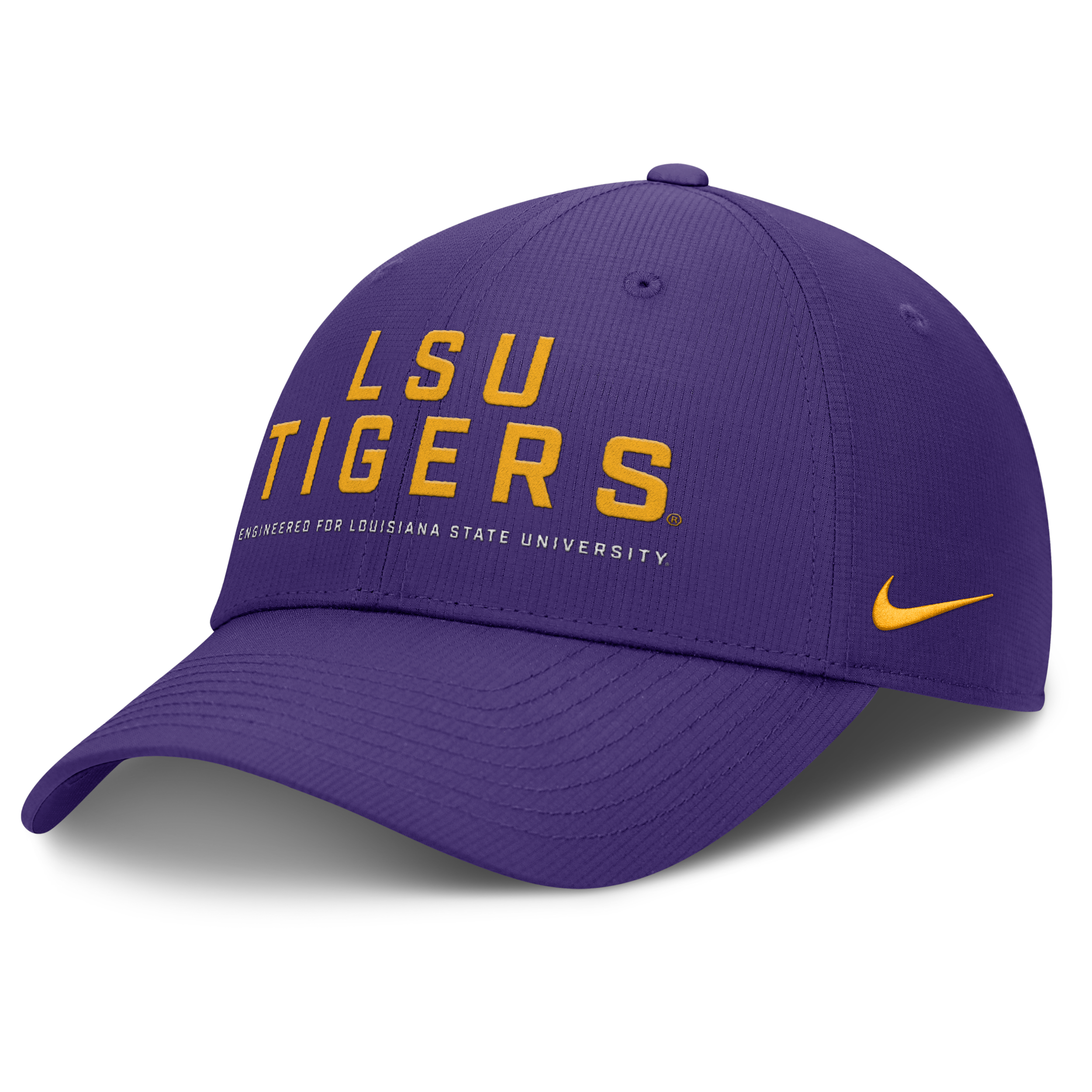 LSU On-Field Club Gameday Nike Men's Dri-FIT College Adjustable Hat in Purple | NC0851LLSN-CDY