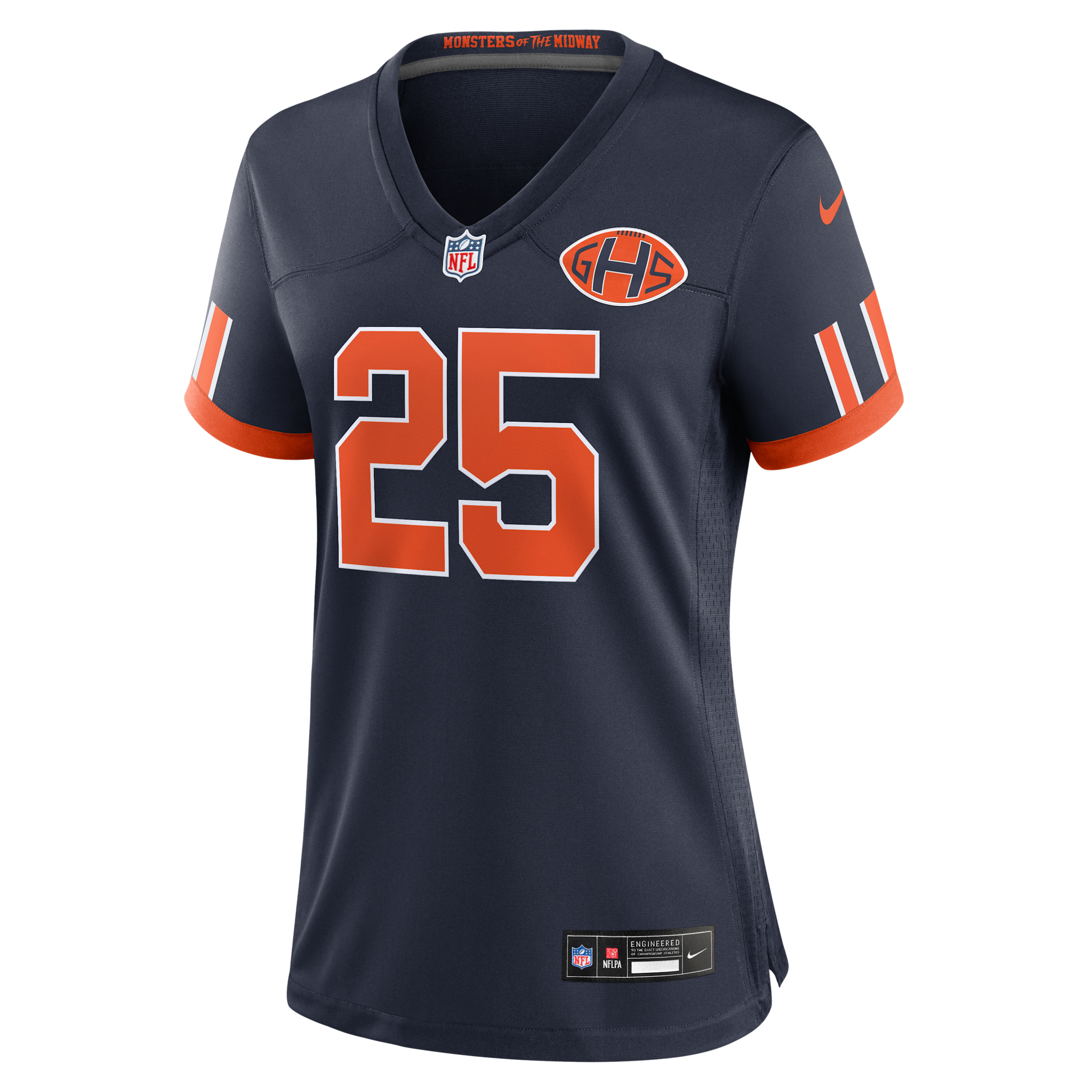 Kyle Monangai Chicago Bears Rivalries Collection Nike Women's NFL Game Jersey in Blue | 67NW0JFJ7QF-UZ8
