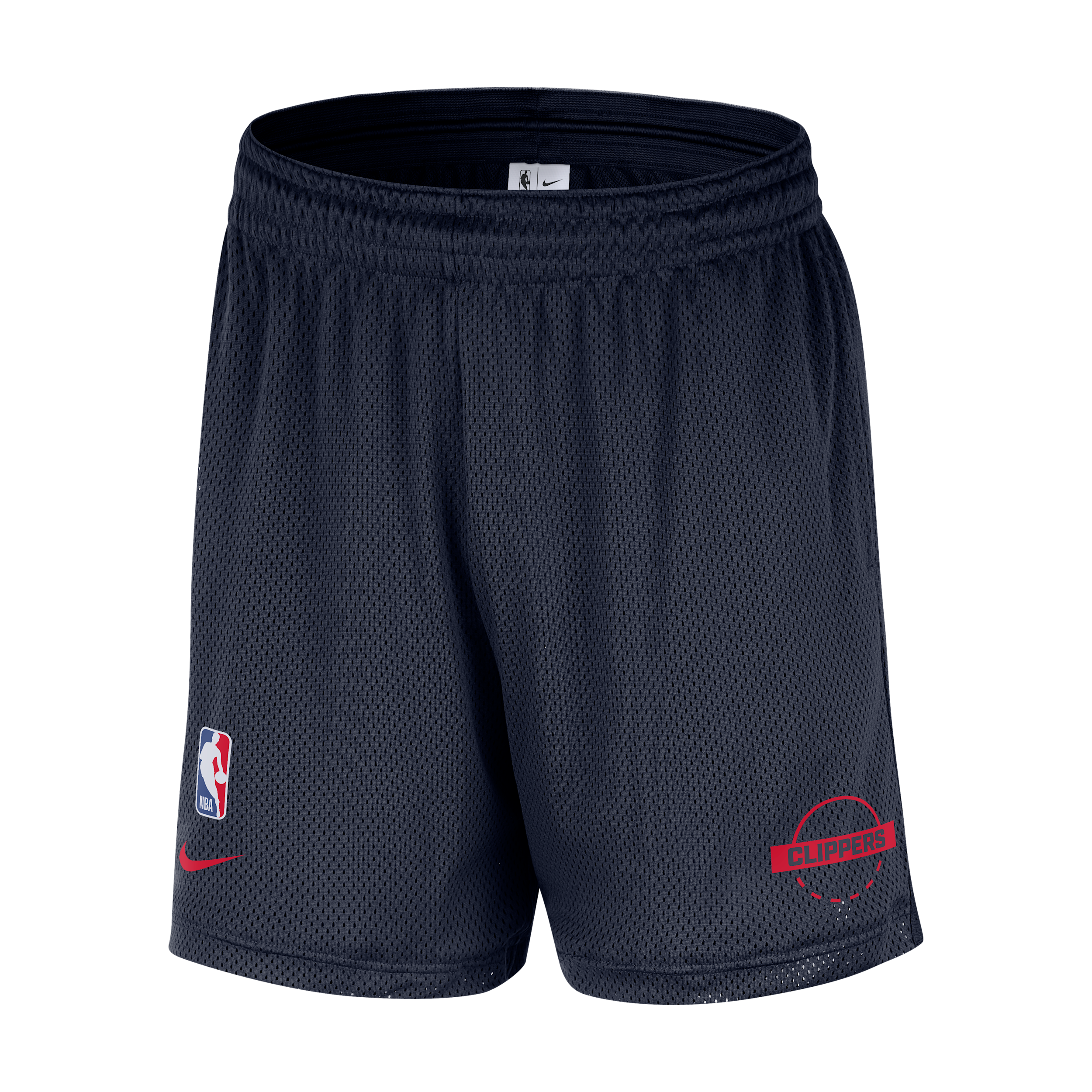 Nike La Clippers  Men's Nba Mesh Shorts In Blue