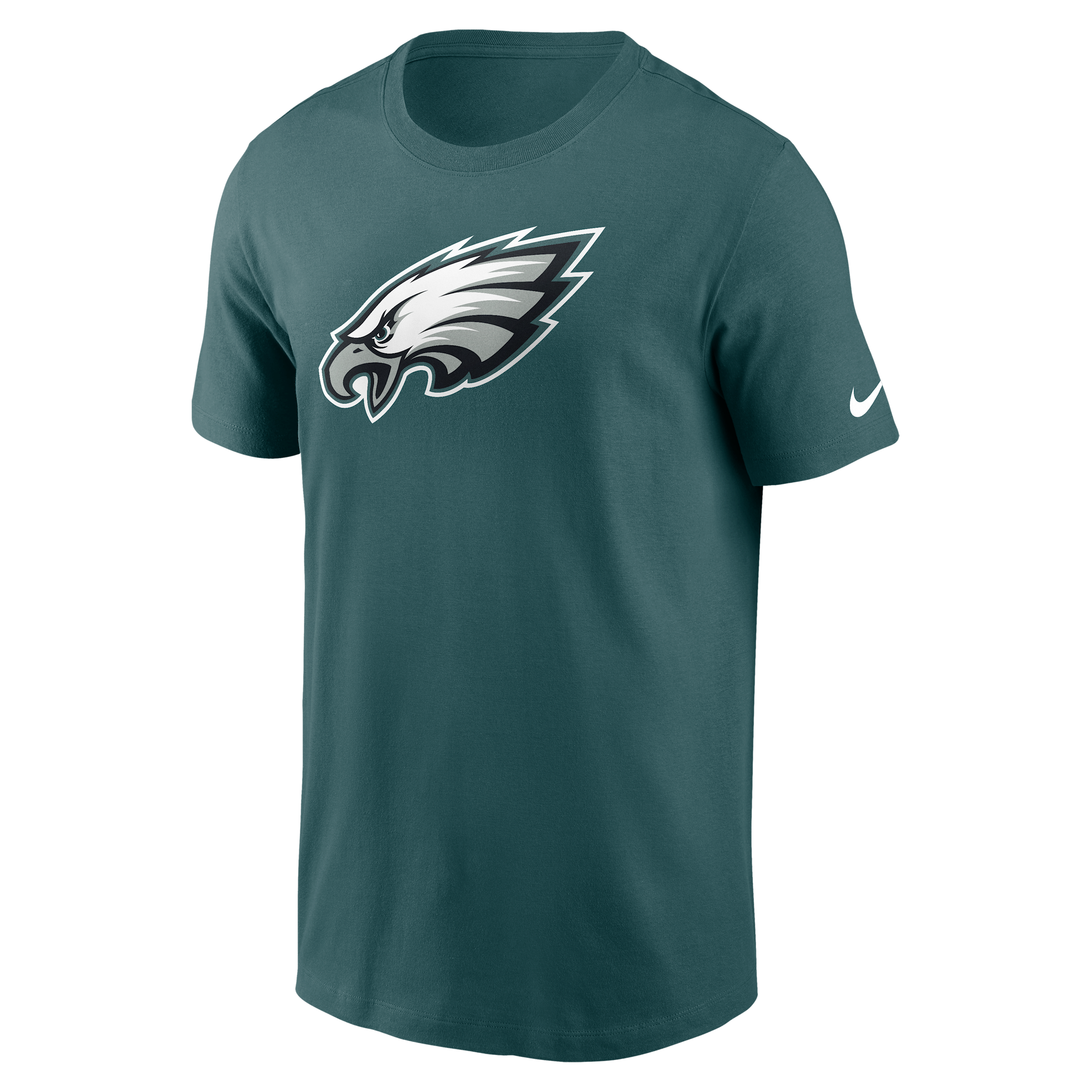 Nike Men's Midnight Green Philadelphia Eagles Essential Logo T-Shirt - Midnight Green