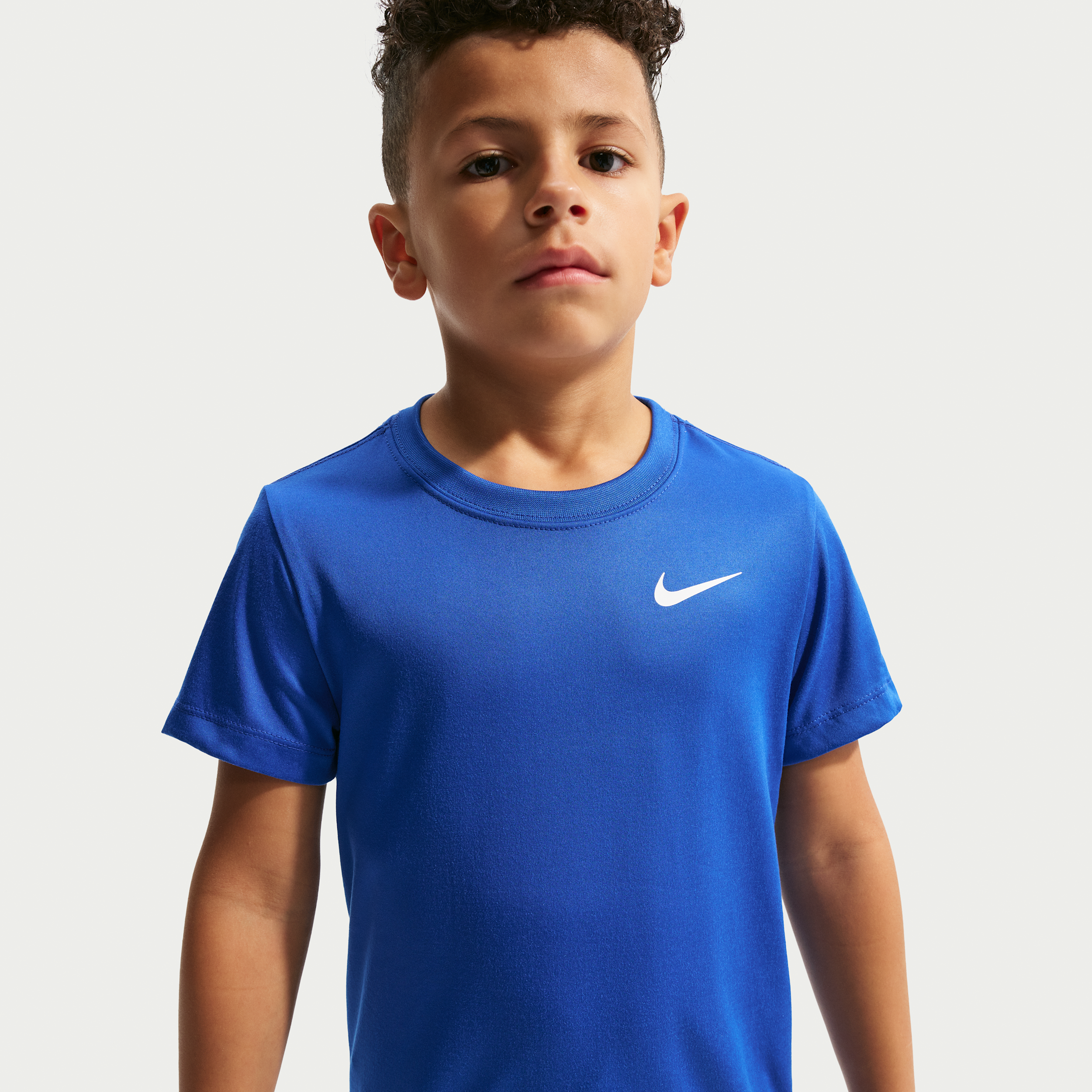 Nike Dri-FIT Little Kids' Legend T-Shirt in Blue | 86M494-U89