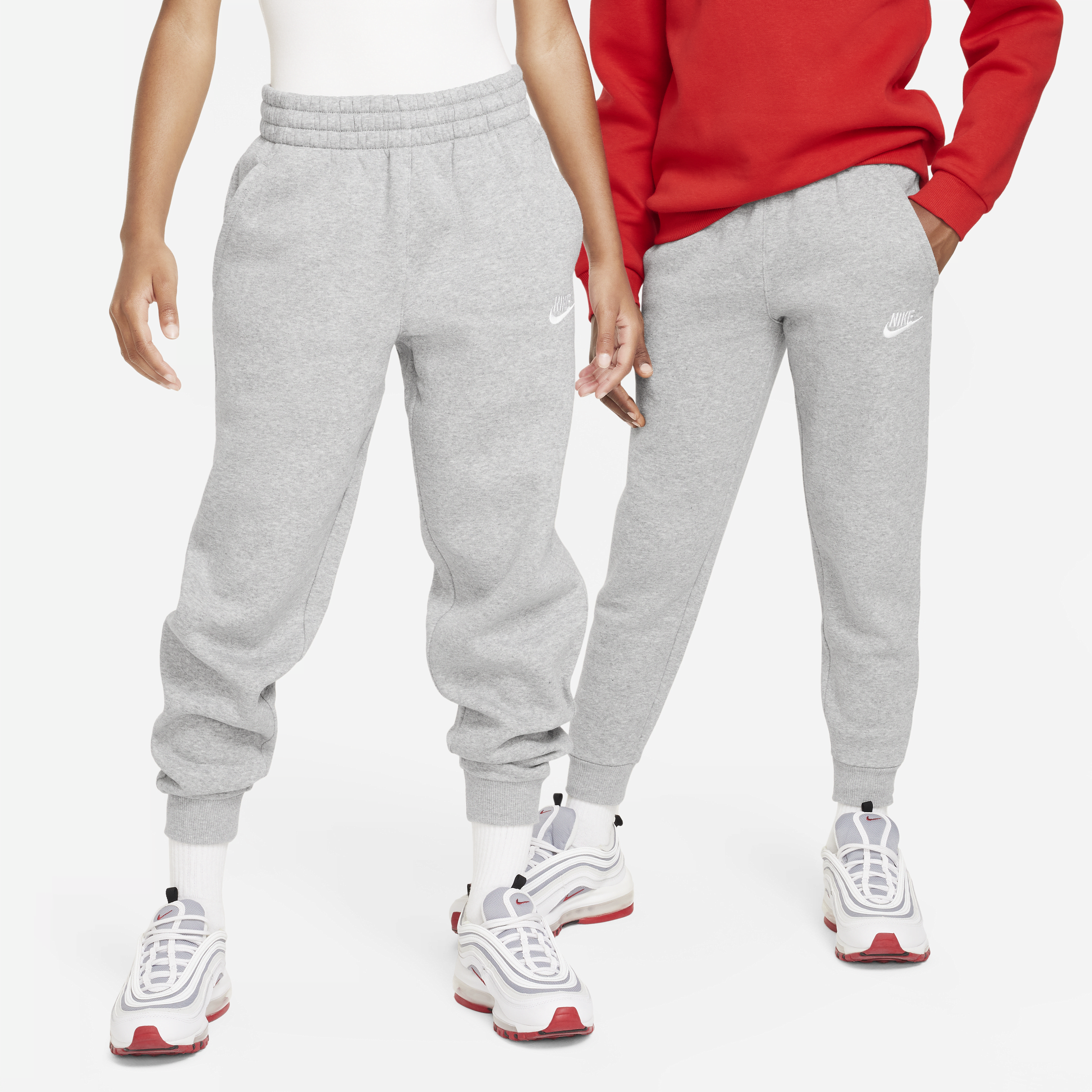 Nike Sportswear Club Fleece Big Kids' Jogger Pants In Grey