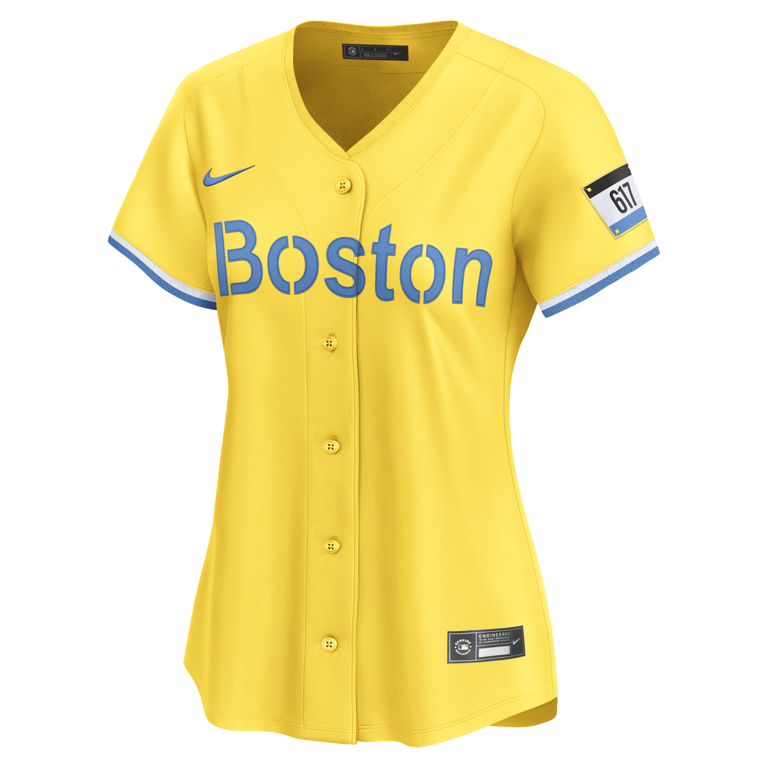 Shop Nike Boston Red Sox City Connect  Women's Dri-fit Adv Mlb Limited Jersey In Yellow