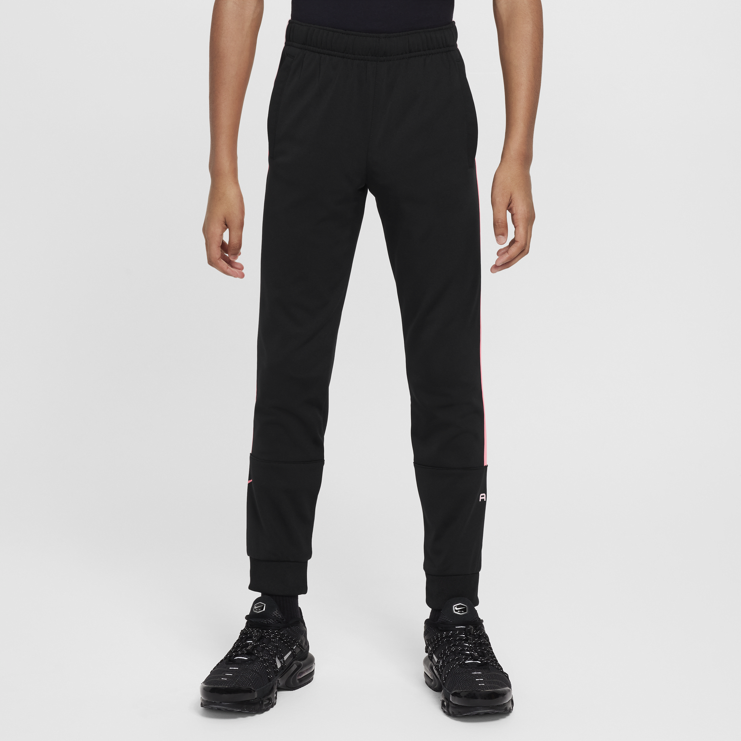 Shop Nike Air Big Kids' (boys') Jogger Pants In Black