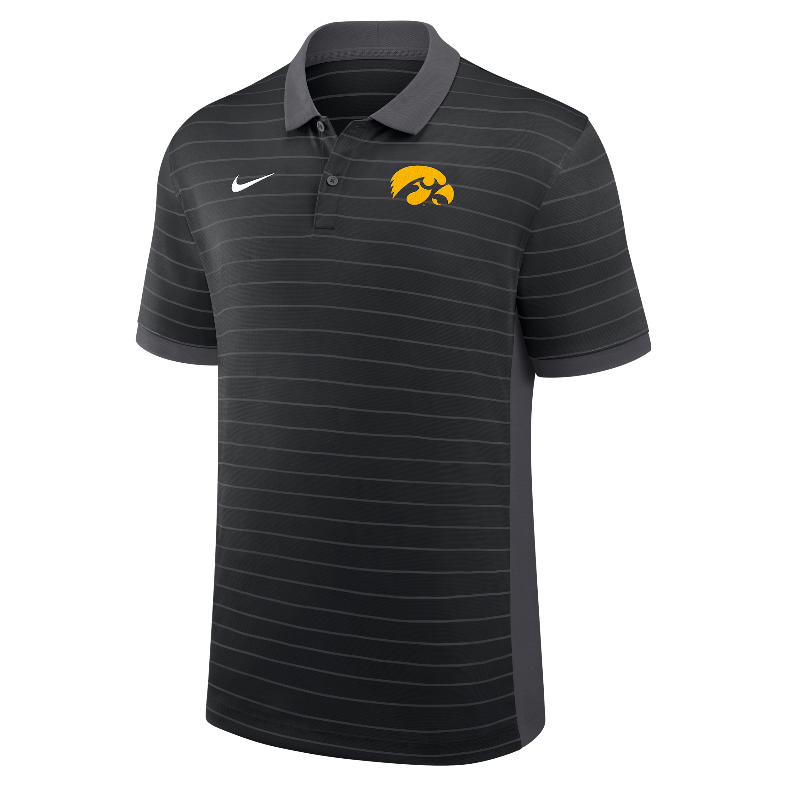 Nike Georgia Sideline Victory Stripe  Men's Dri-fit College Polo In Black