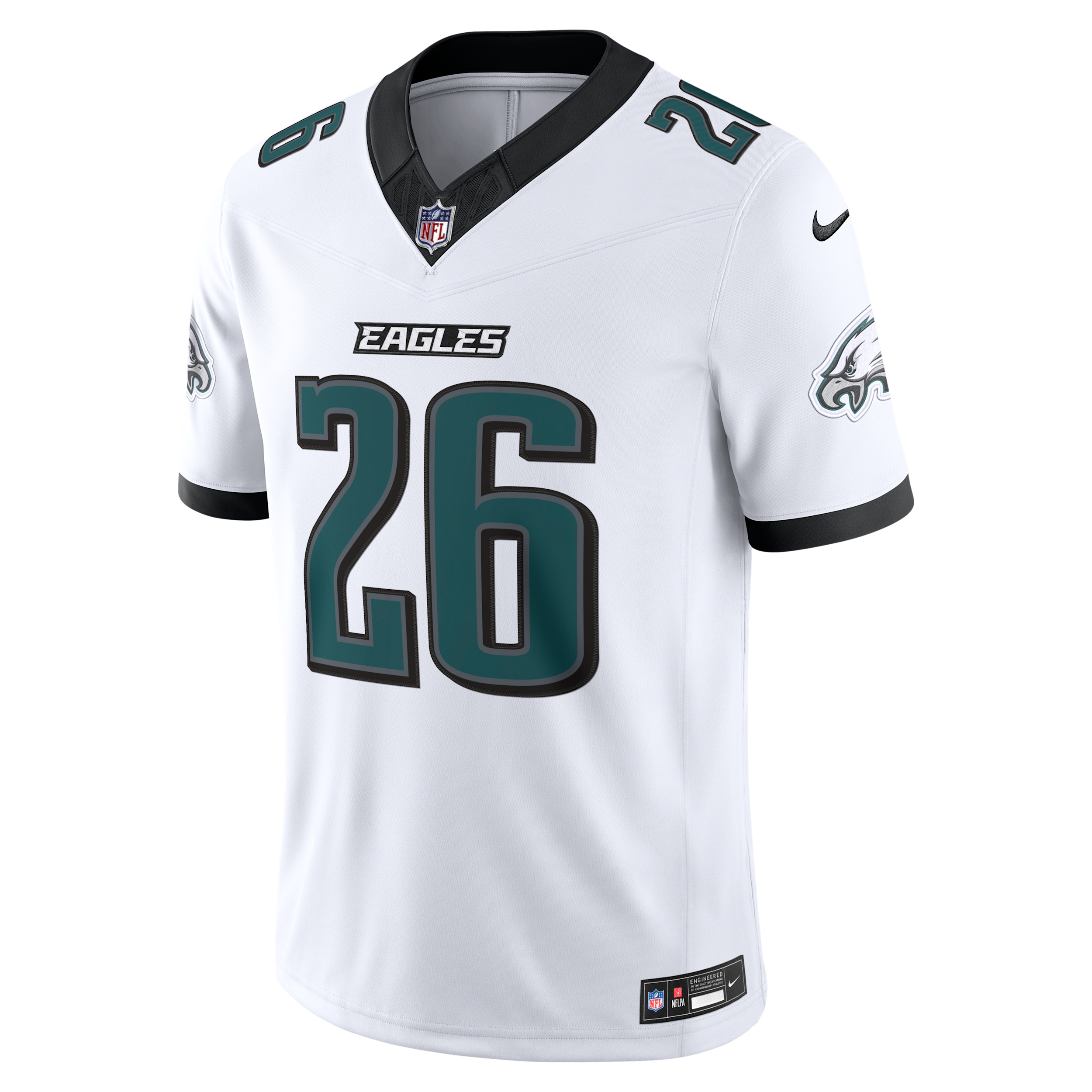 Saquon Barkley Philadelphia Eagles Nike Men's Dri-FIT NFL Stitched Limited Jersey in White | 37NM0G5V86F-RKE