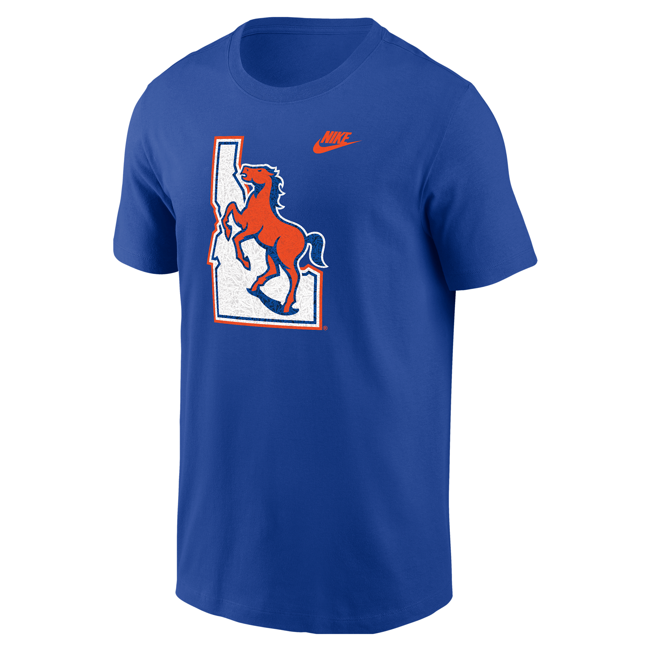 Nike Men's Boise State Anniversary "Blue Turf" Nike Men's College T-Shirt in Blue | M11332P184BOIS-RYL