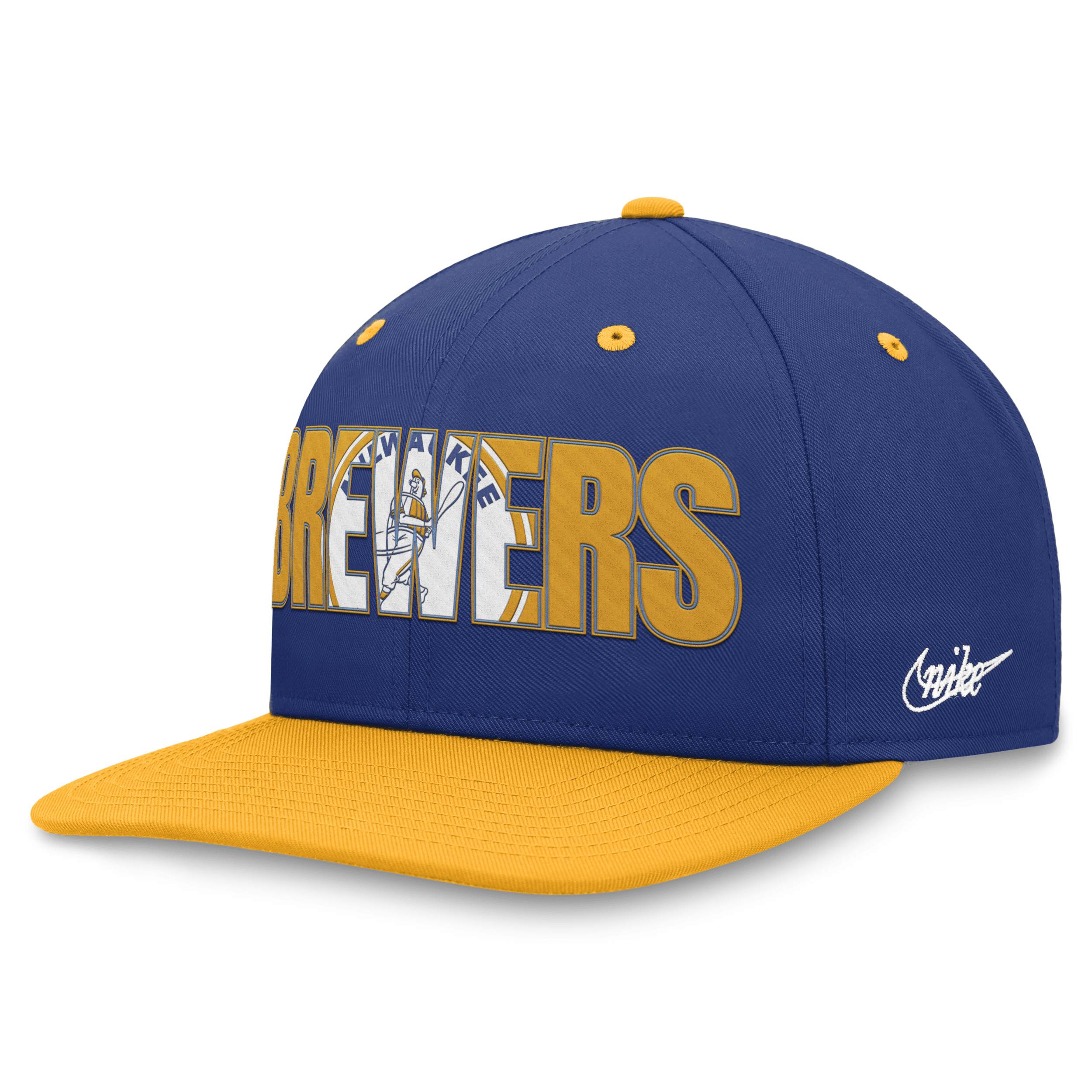 Nike Milwaukee Brewers Pro Cooperstown  Men's Mlb Adjustable Hat In Blue