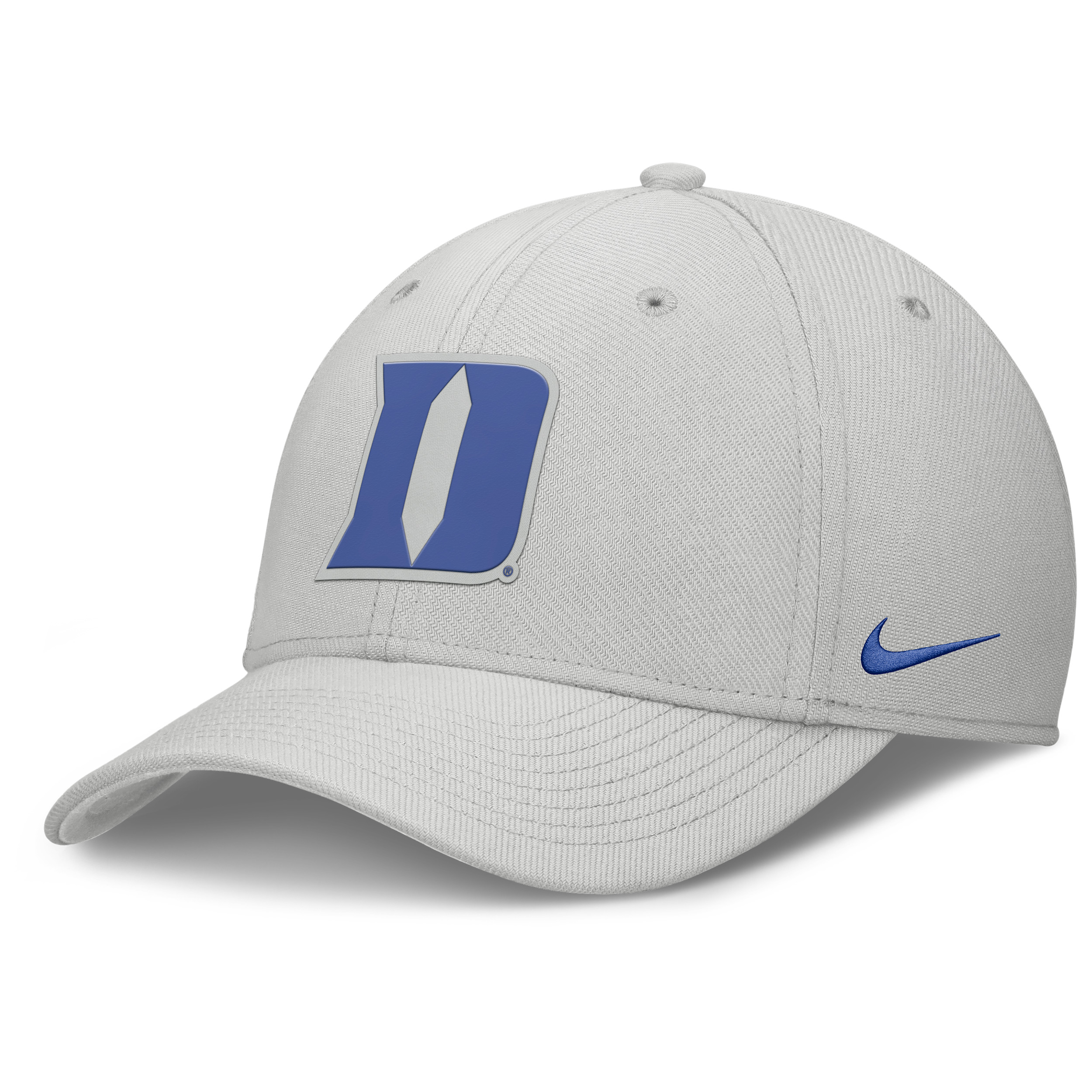 Nike Gray Duke Blue Devils Rise Practice Performance Adjustable Hat In Gray