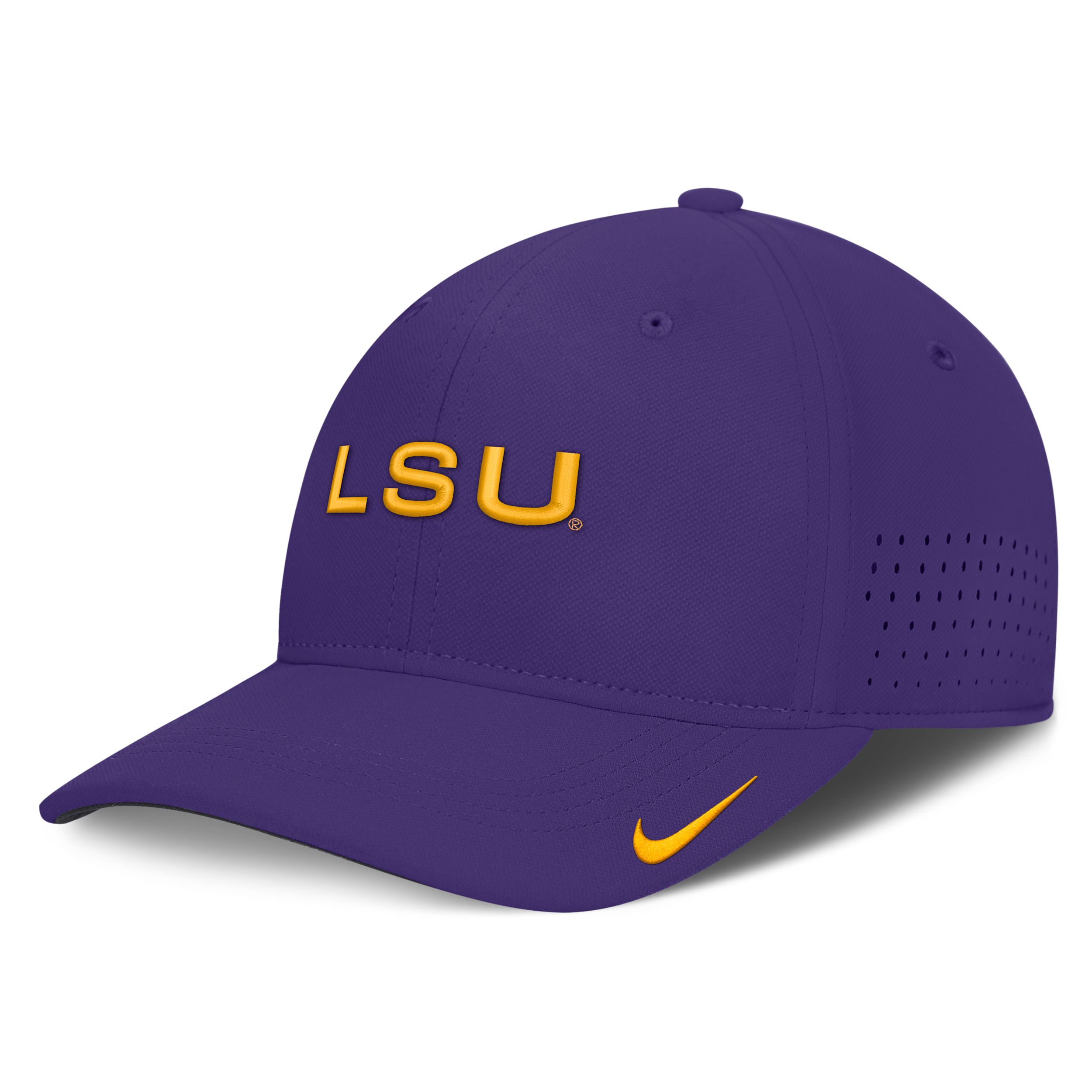 LSU Sideline Club Gameday Nike Men's Dri-FIT College Hat in Purple | NC5351LLSN-N24