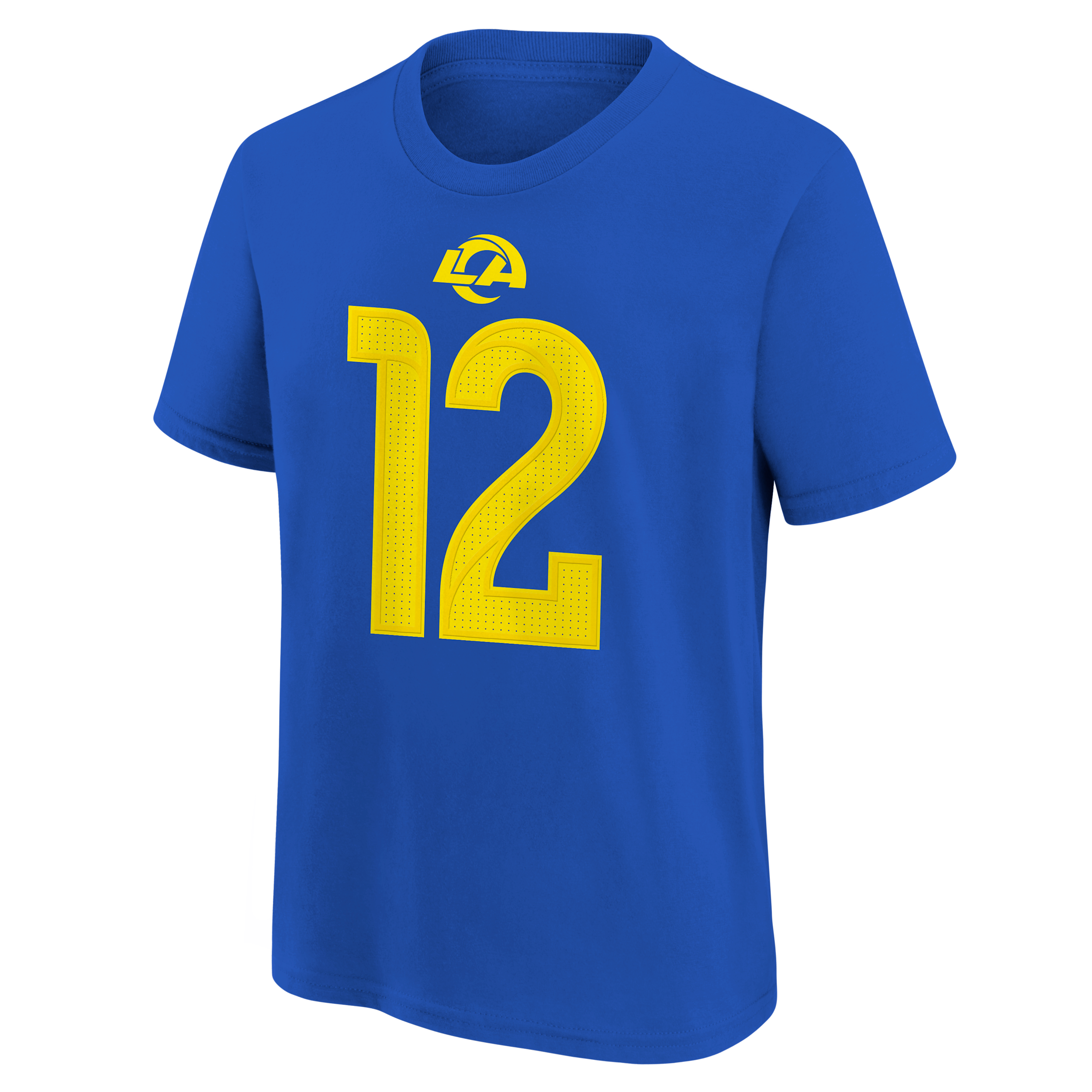 Nike Puka Nacua Los Angeles Rams Big Kids' Short-Sleeve T-Shirt in Blue | B7FGD700RAM12-NEZ