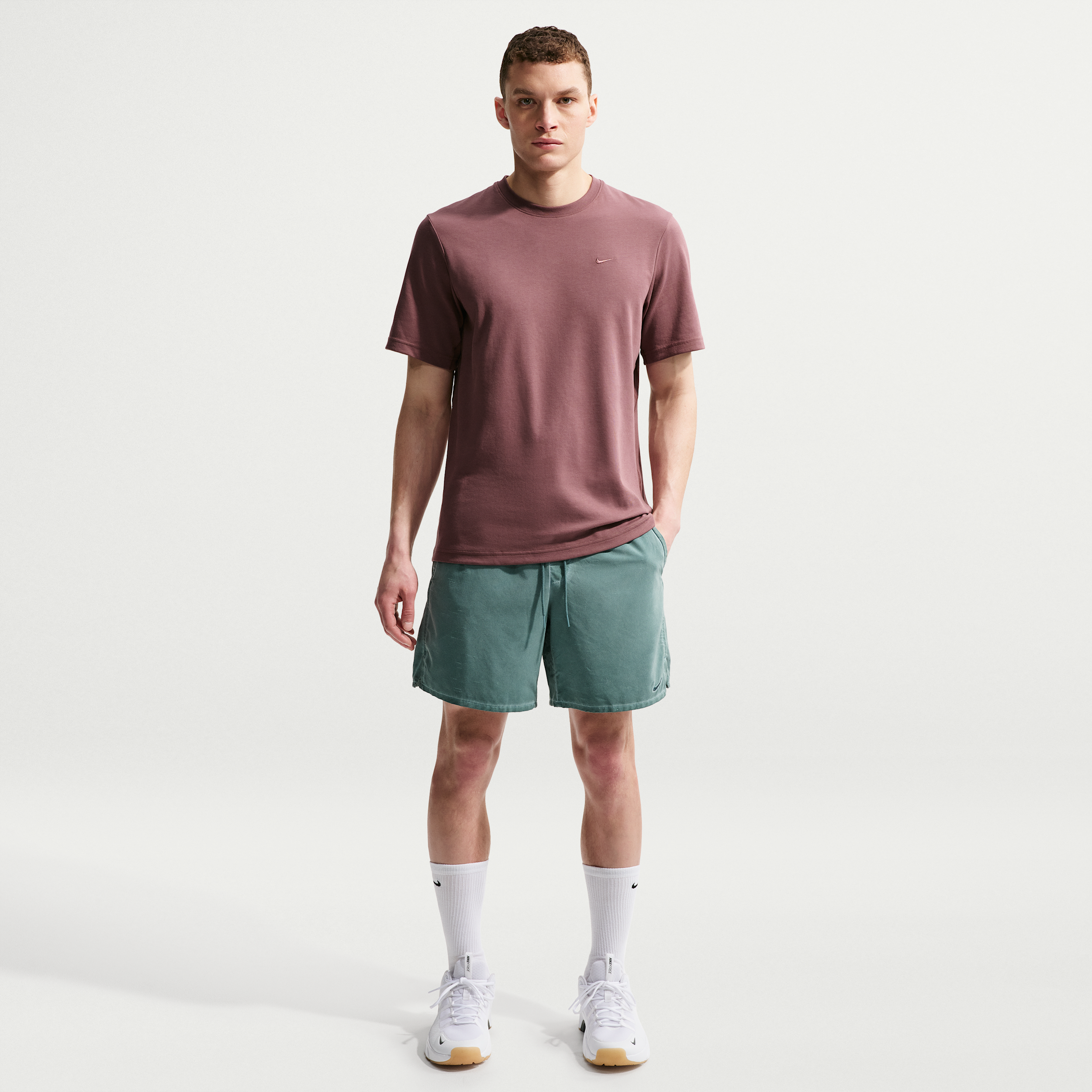 Nike Men's Unlimited N.A.C. 7'' Washed Training Shorts, XL, Mineral Slate
