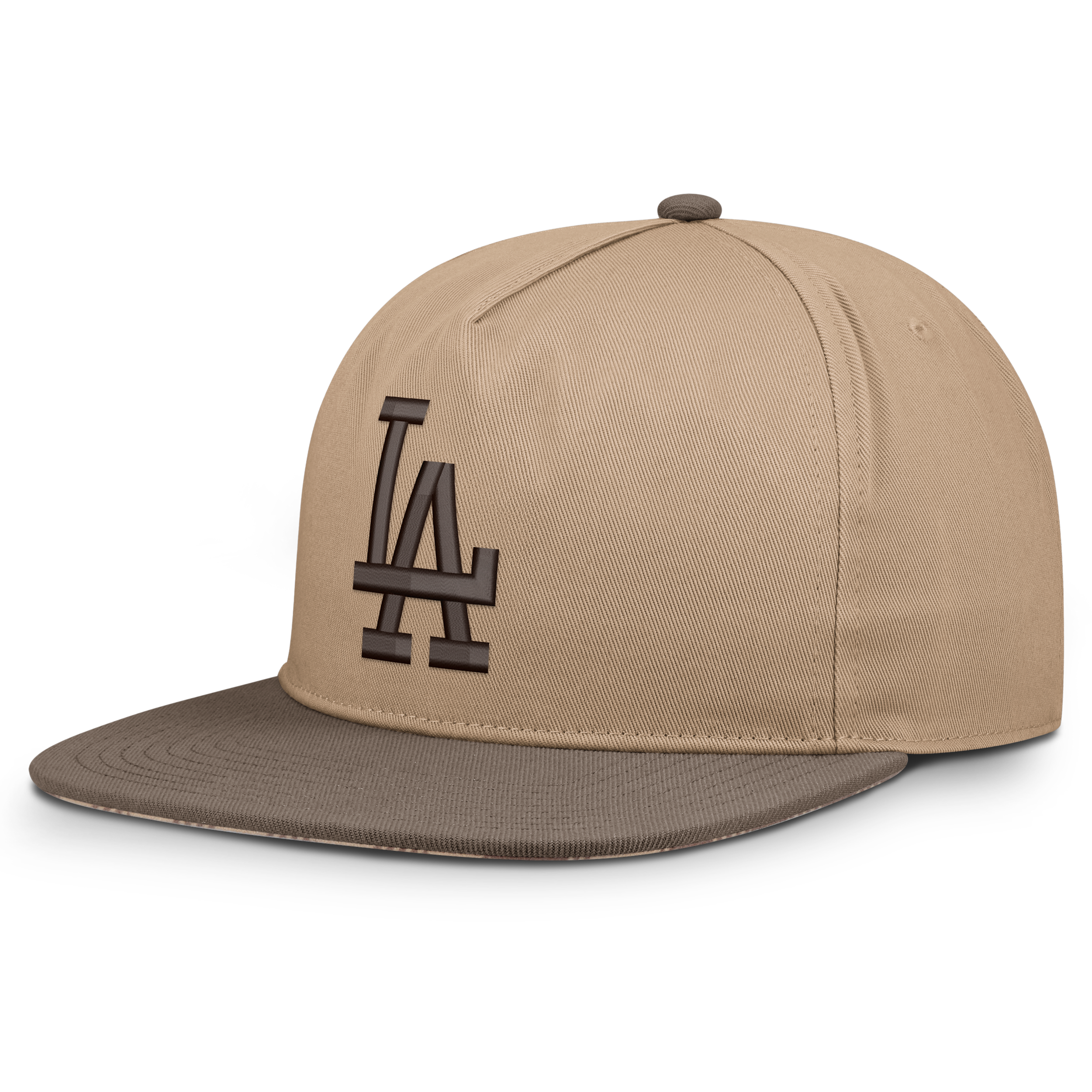 Nike Men's Light Brown Los Angeles Dodgers Statement Adjustable Hat - Light Brown, Brown