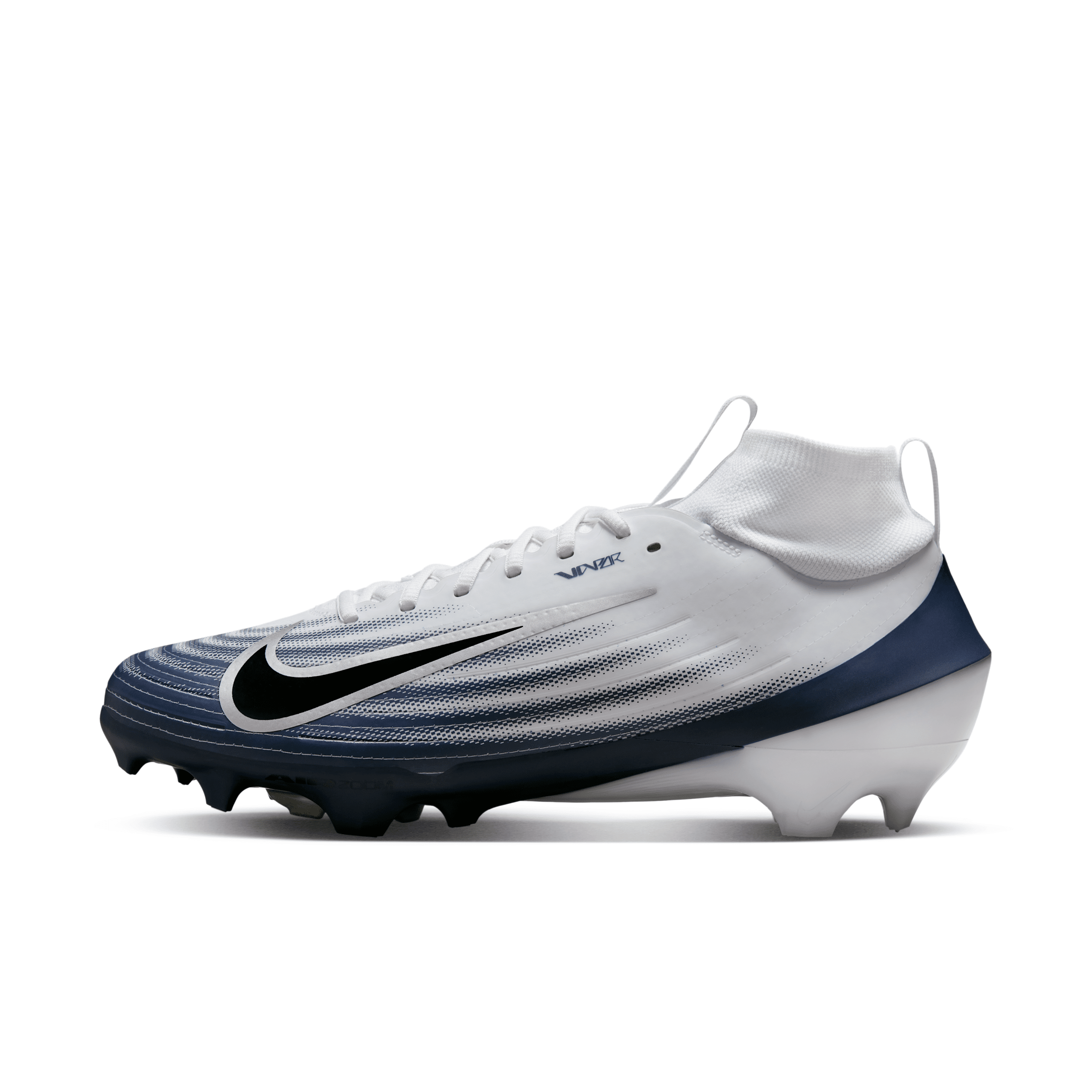 Nike Men's Vapor Pro 1 Football Cleats in White | HM8850-104