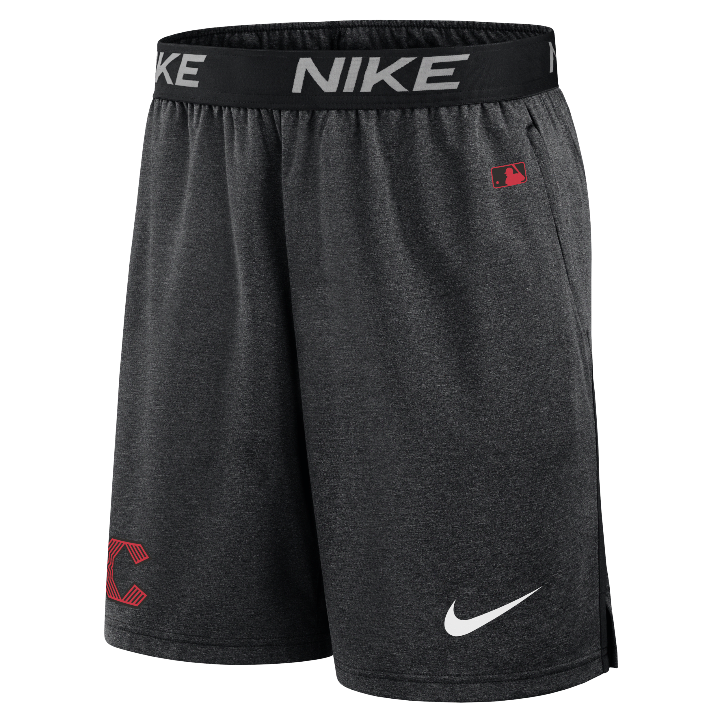 Nike Cincinnati Reds City Connect Practice  Men's Dri-fit Mlb Shorts In Black