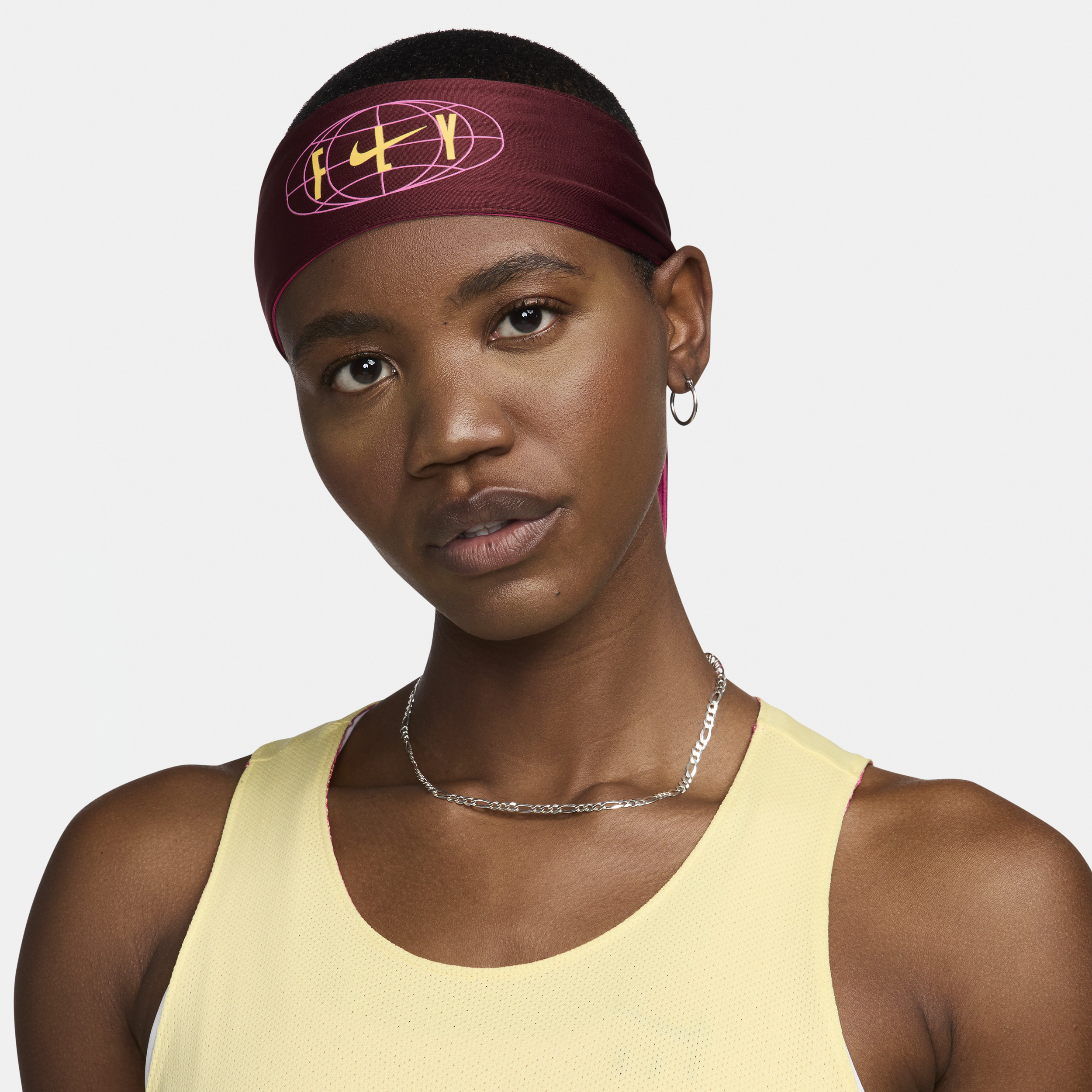 Nike Unisex Fly Graphic Basketball Head Tie In Pink