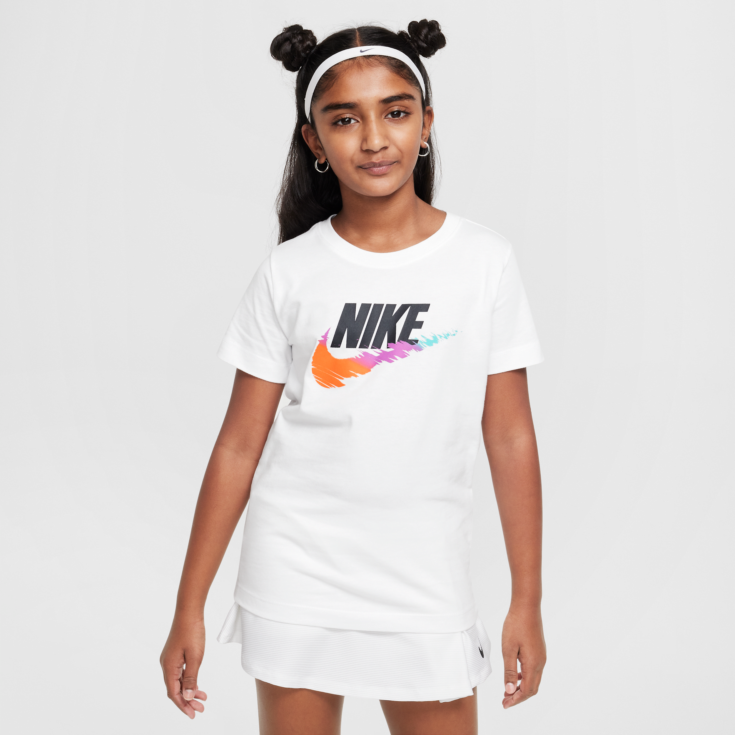 Nike Sportswear Big Kids' T-shirt In White