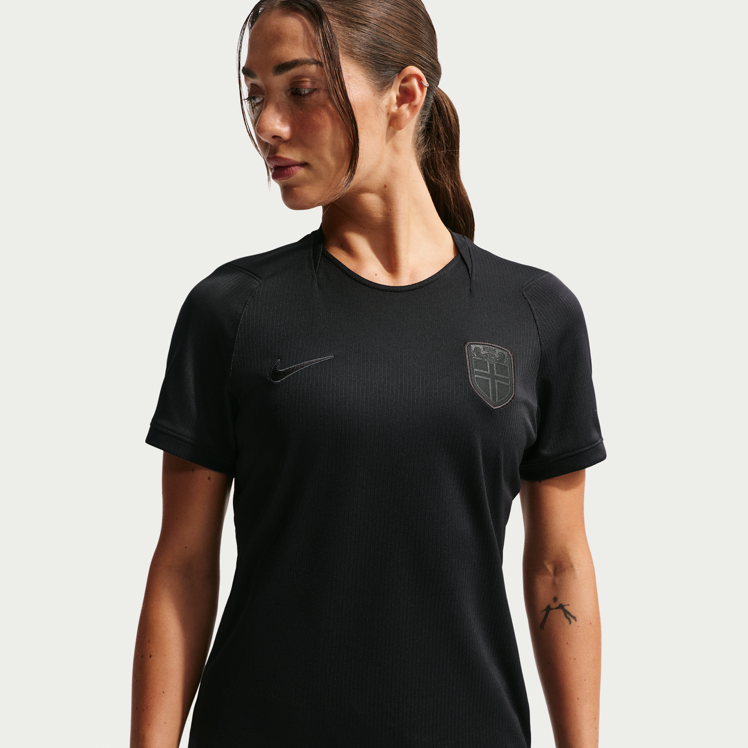 Norway 2026 Stadium Away Nike Women's Dri-FIT Soccer Replica Jersey in Black | IB4585-010